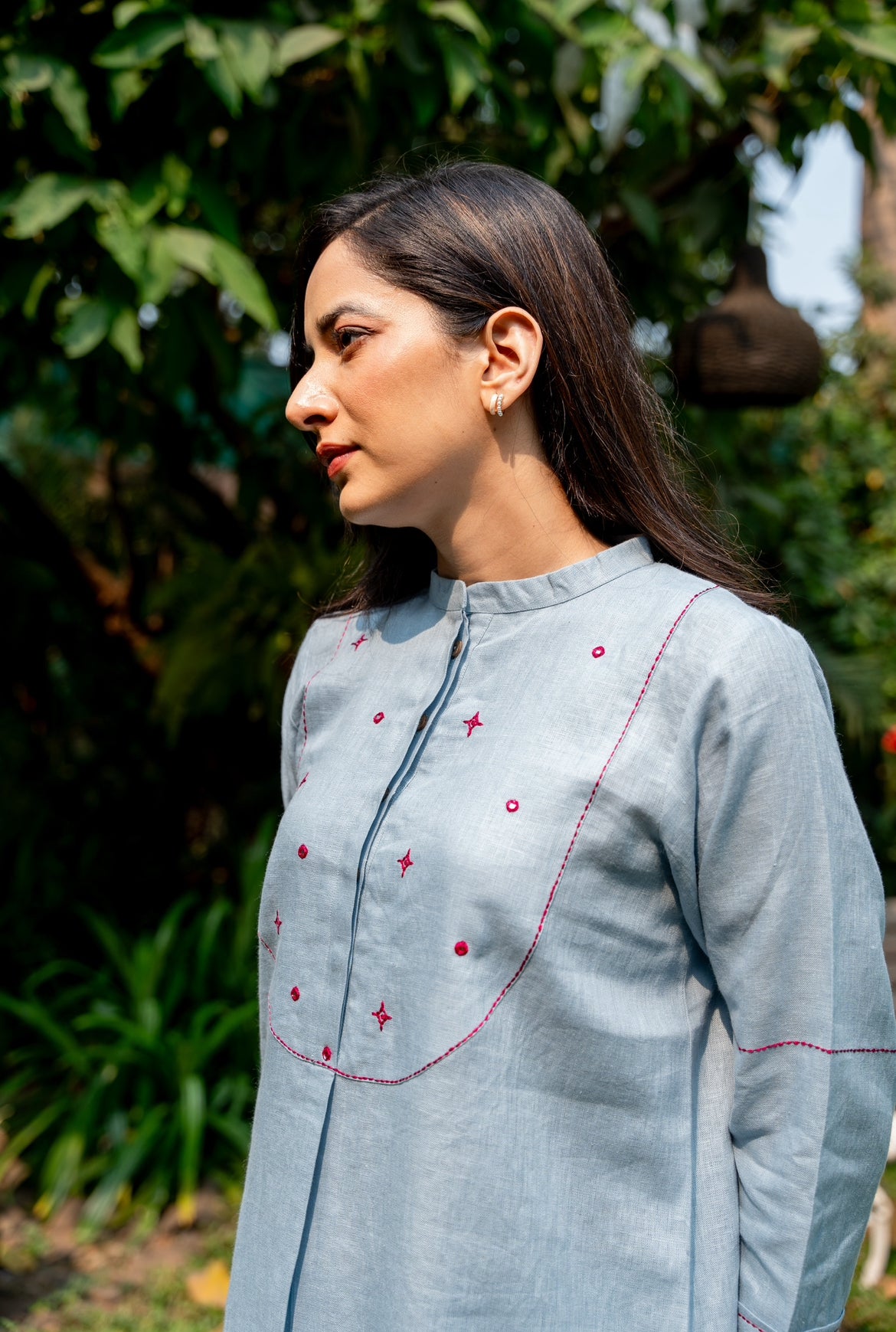 STONE BLUE LINEN PAIR