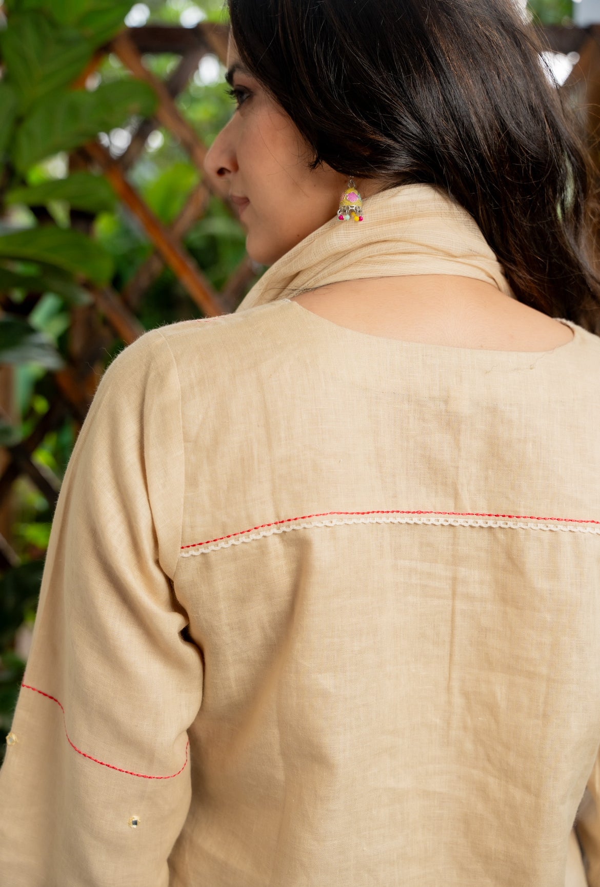 PALE IVORY LINEN SET