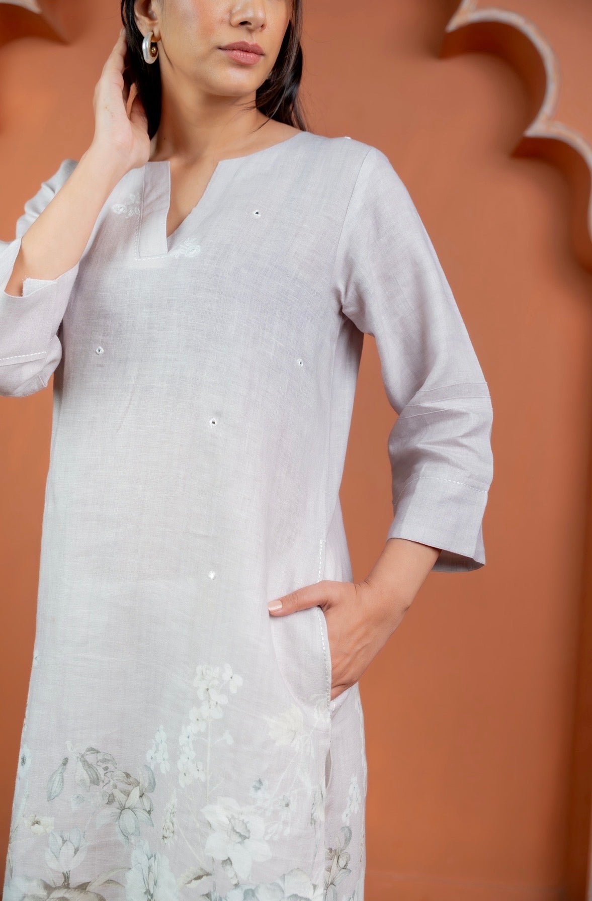 Wine Frost Linen Pair