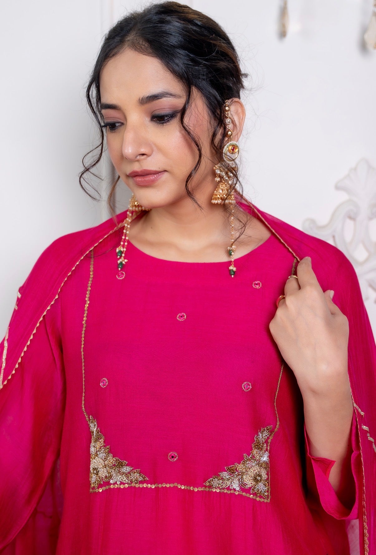 Kamal Chanderi Silk Set