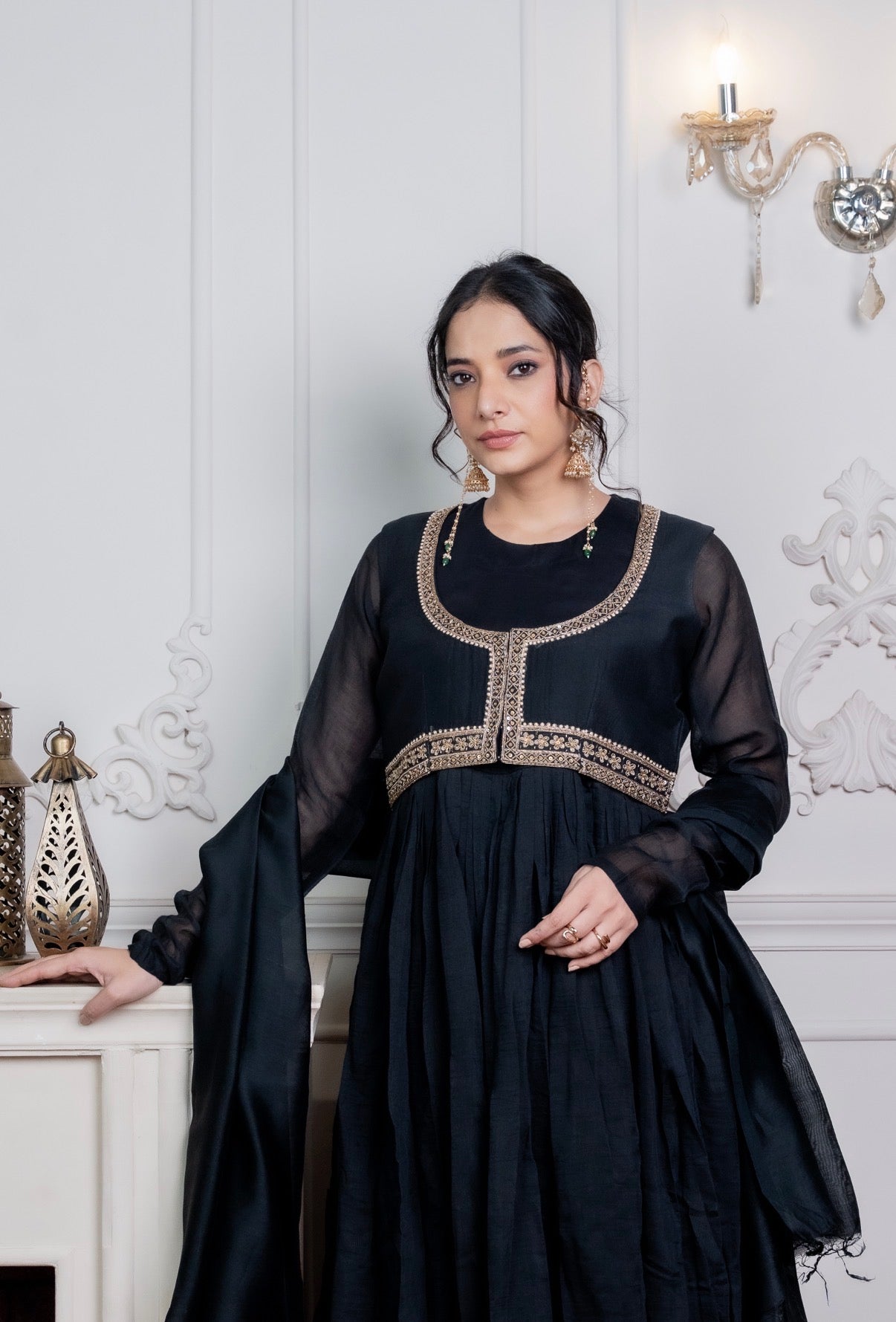 Zari Chanderi Silk Set