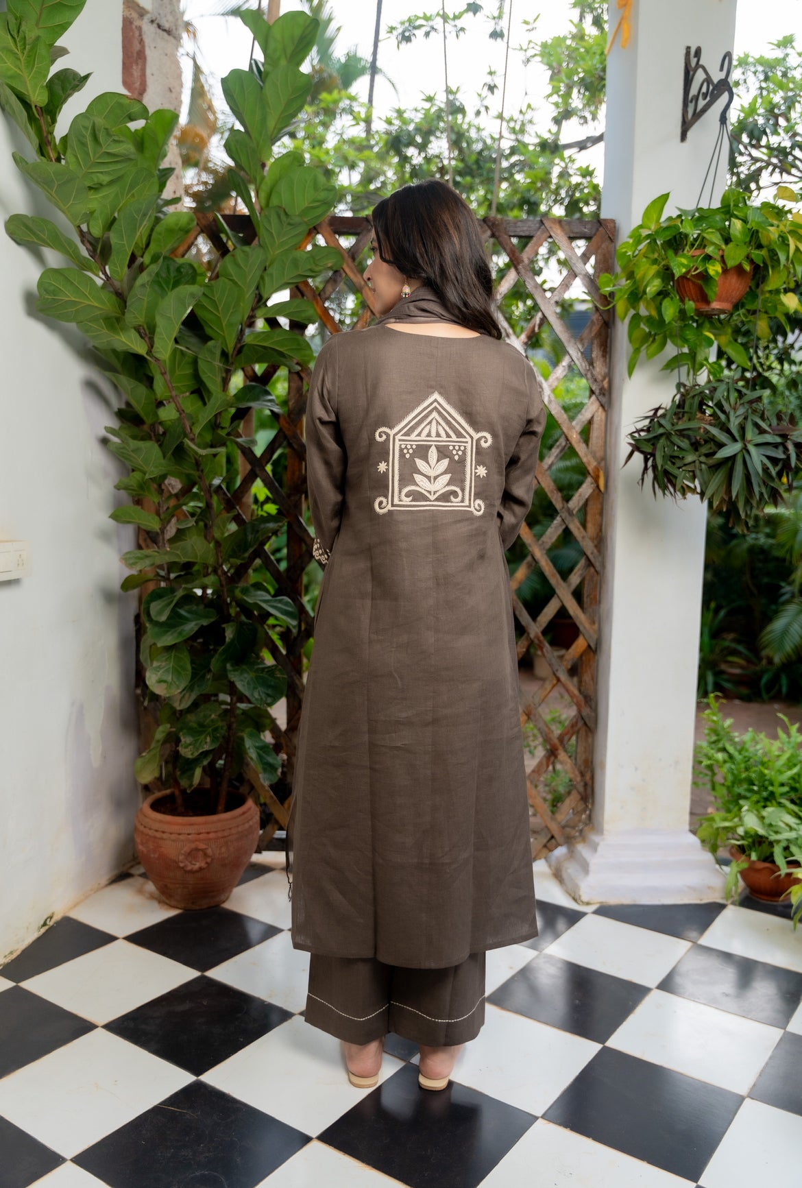 ASH GREY LINEN SET