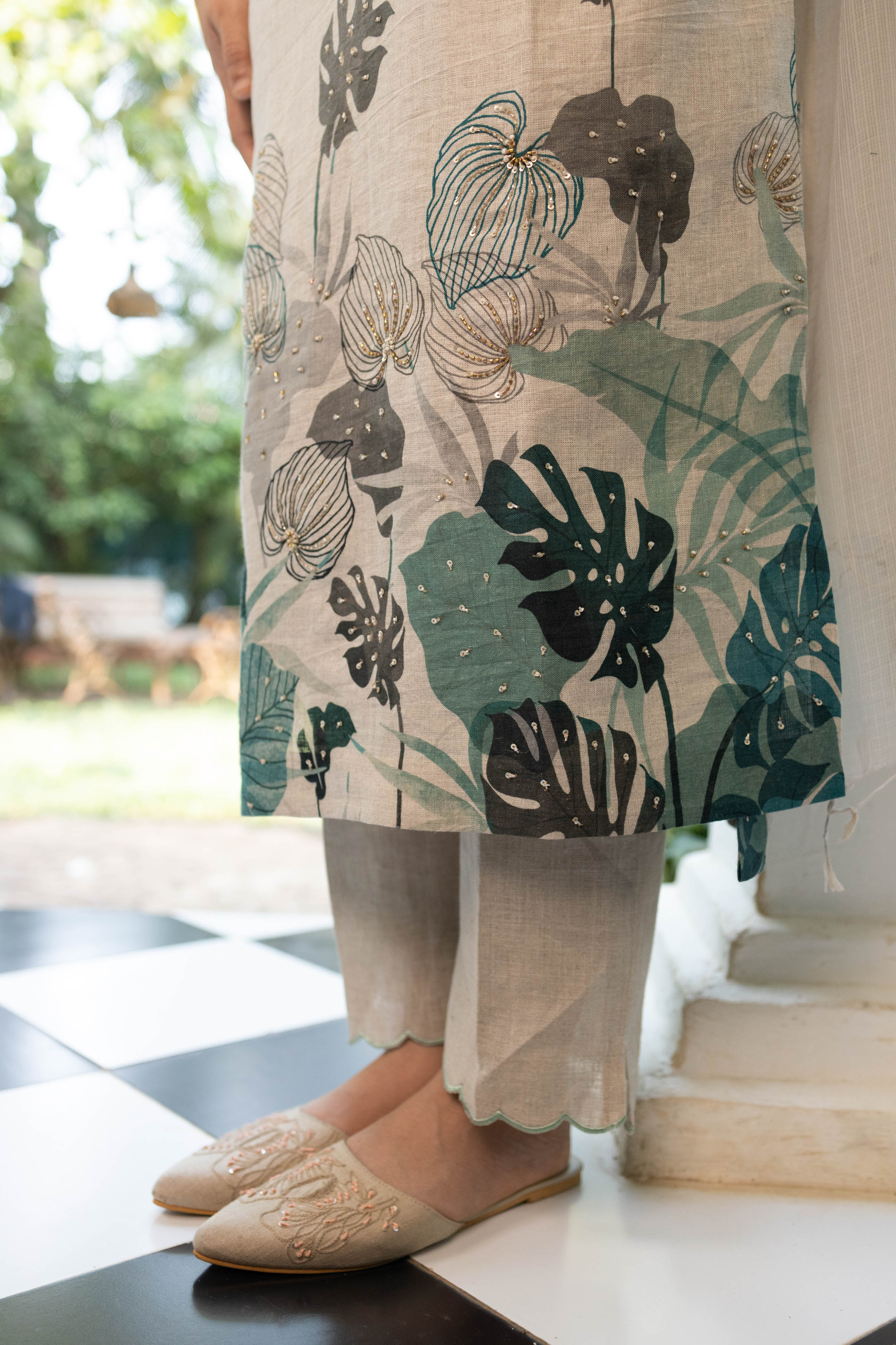 OLIVE BRUNCH LINEN SET ki