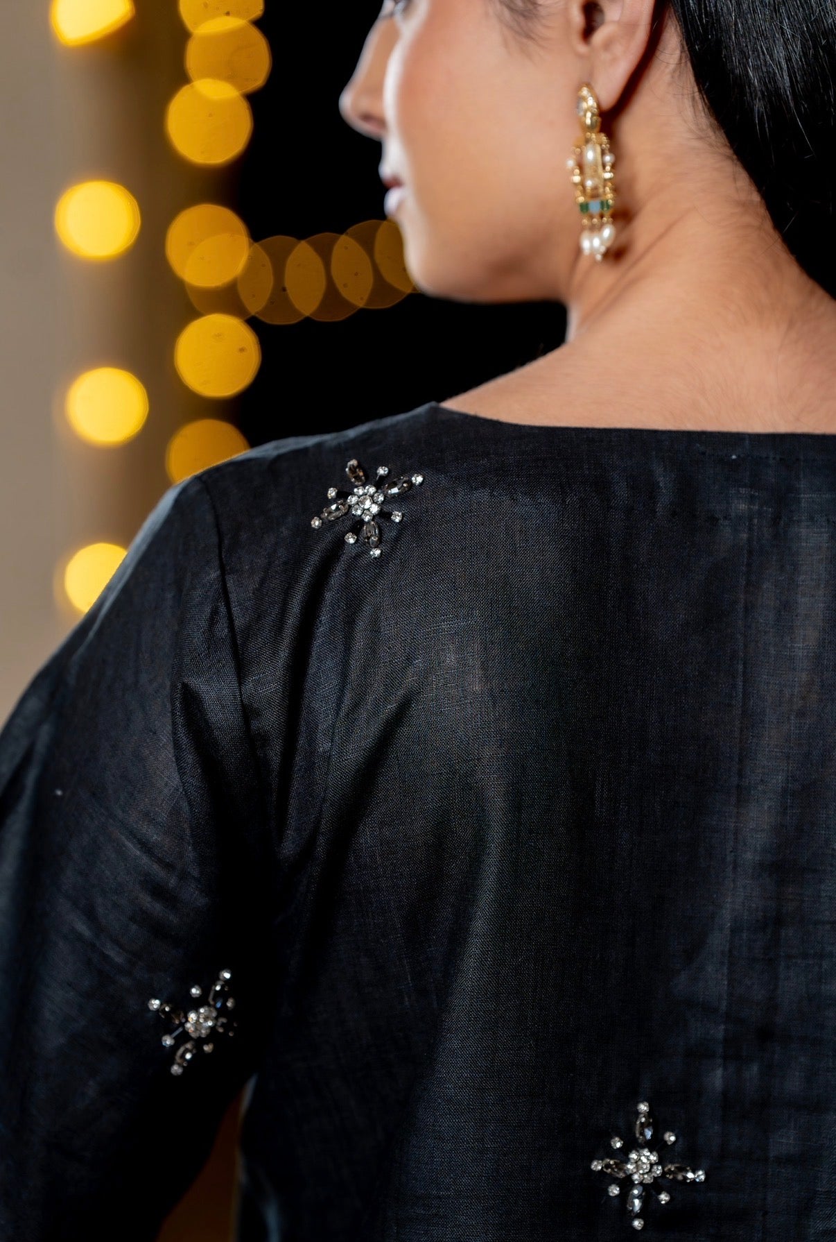 Classic Black Linen Set