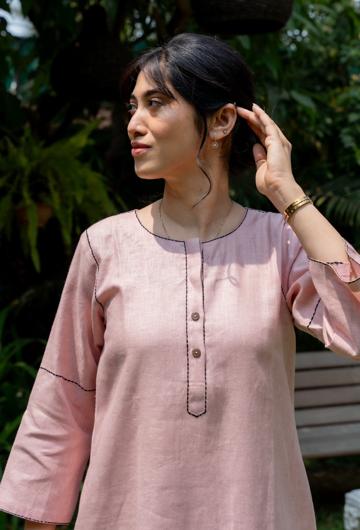 DUST PINK SAGA LINEN PAIR