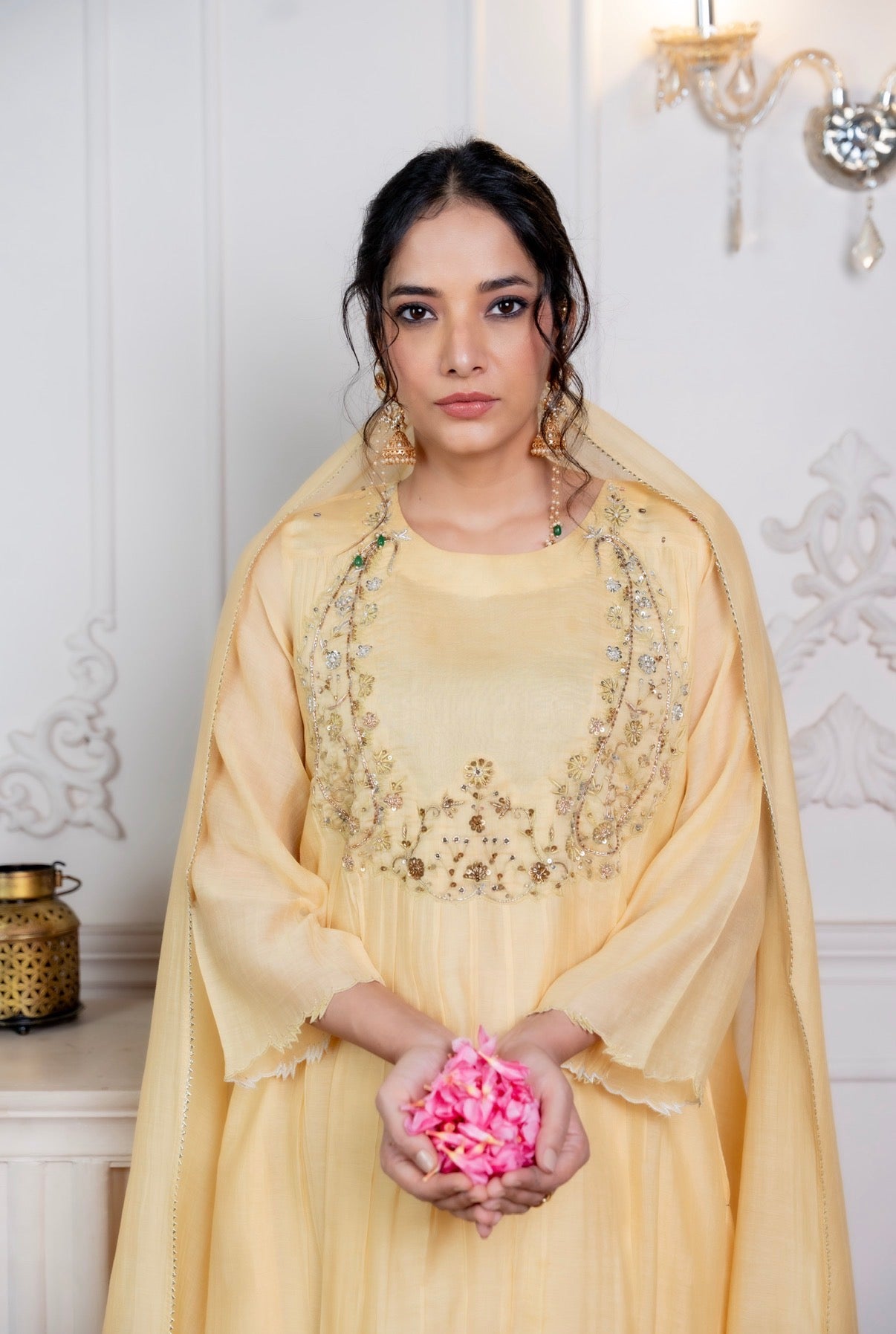 Nargis Mul Chanderi Set