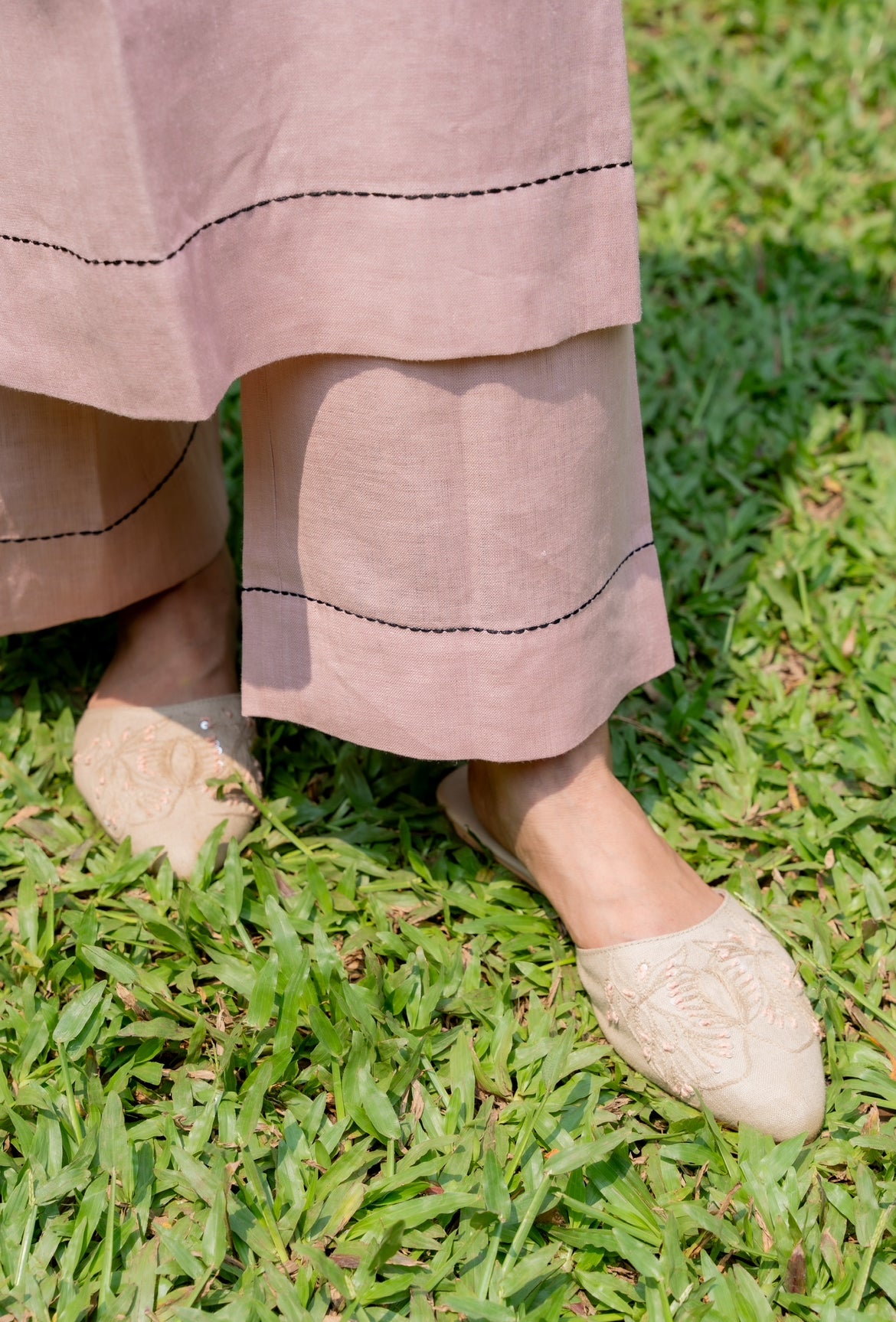 DUST PINK SAGA LINEN PAIR