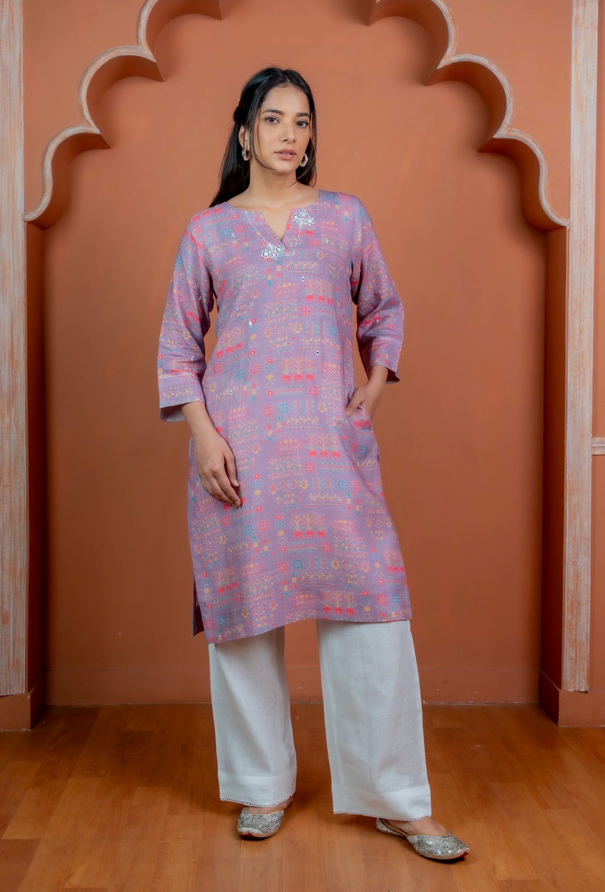 Purple Heart Linen Pair