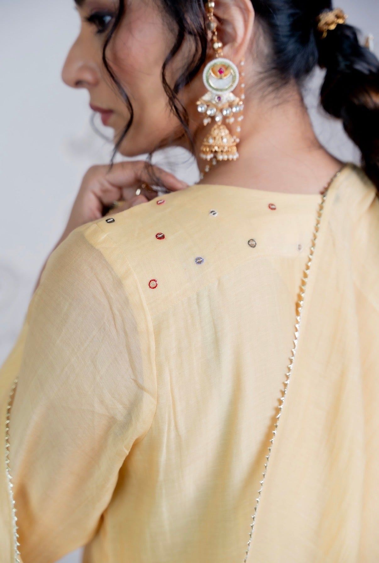 Nargis Mul Chanderi Set