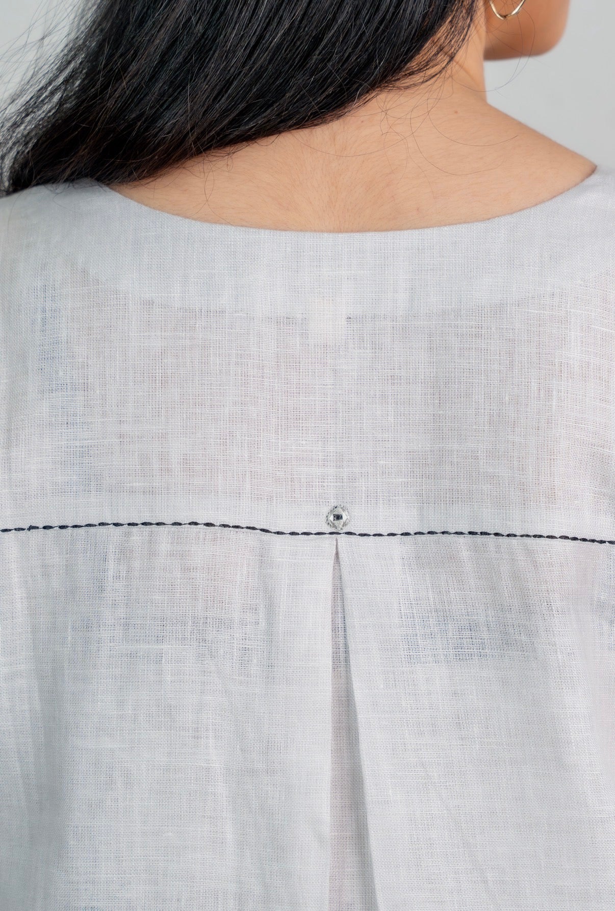 ICE GREY-BLACK LINEN PAIR