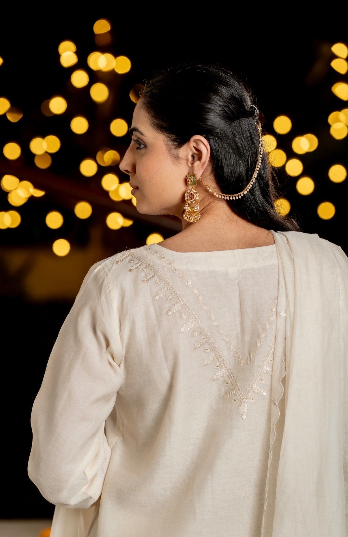 Seashell Chanderi Silk Set
