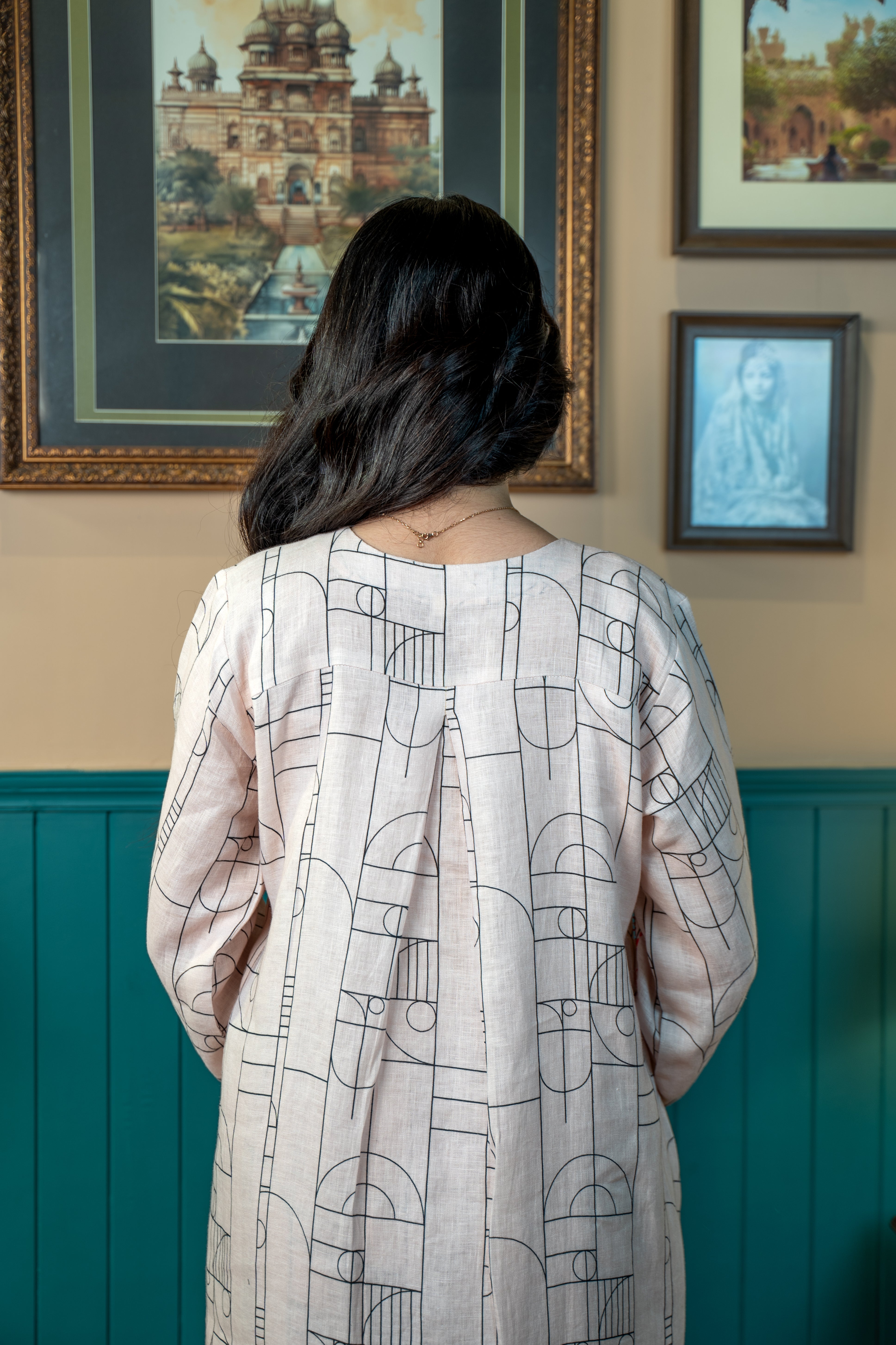 STRIPE TRIBE LINEN PAIR