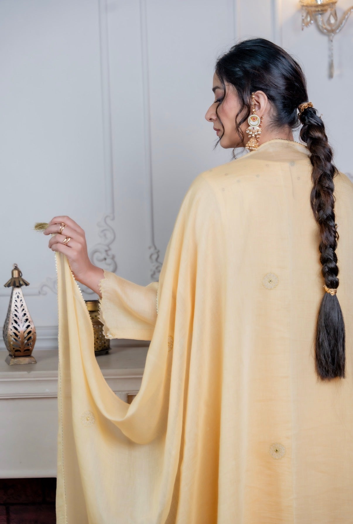 Nargis Mul Chanderi Set