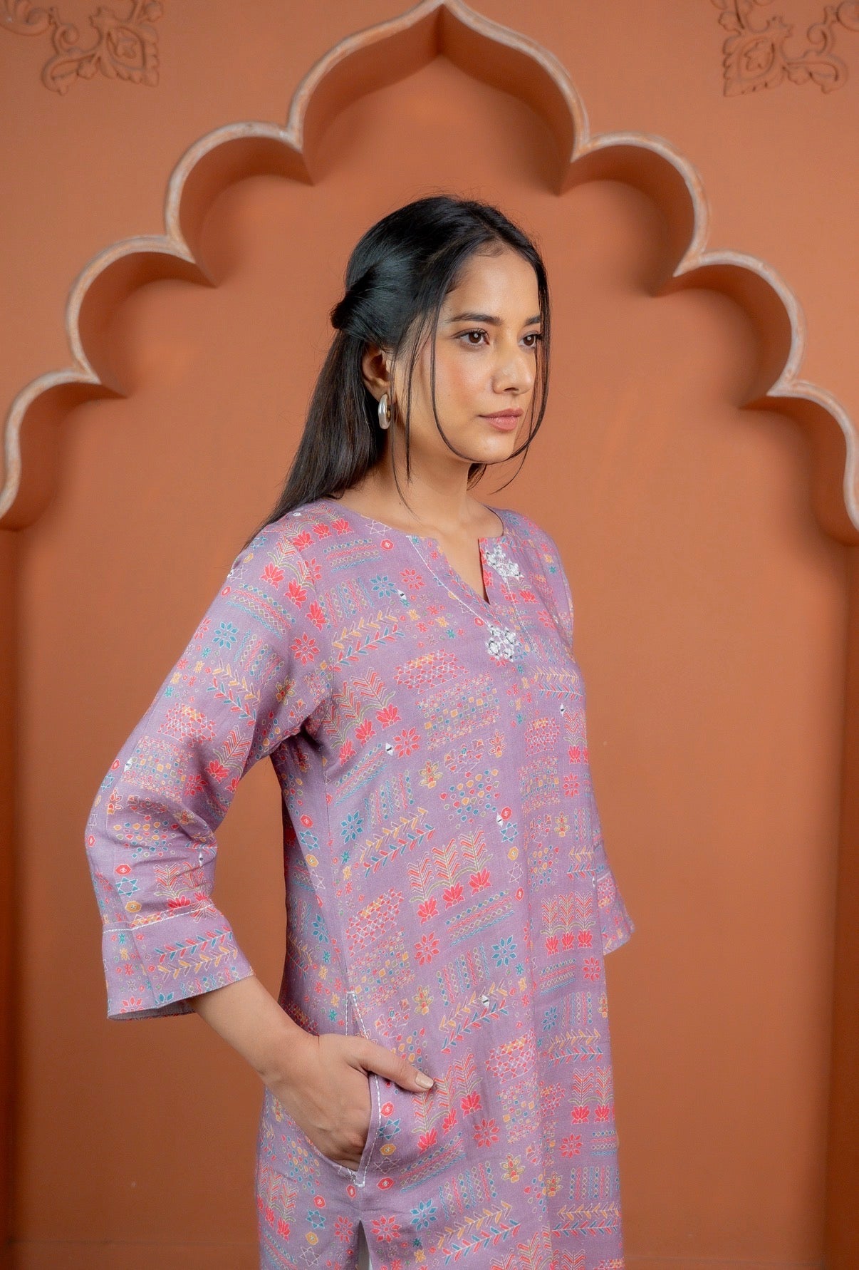 Purple Heart Linen Pair