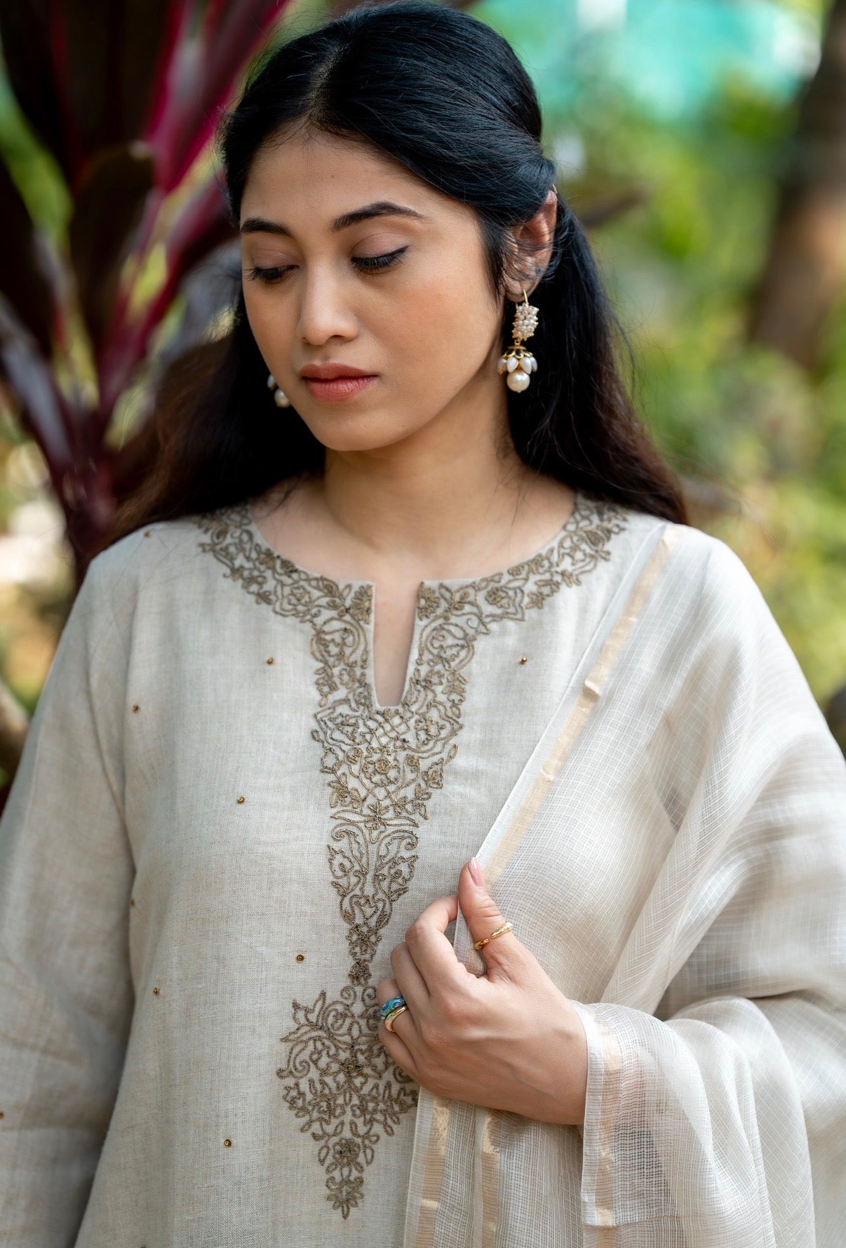 Oat Natural Linen Set