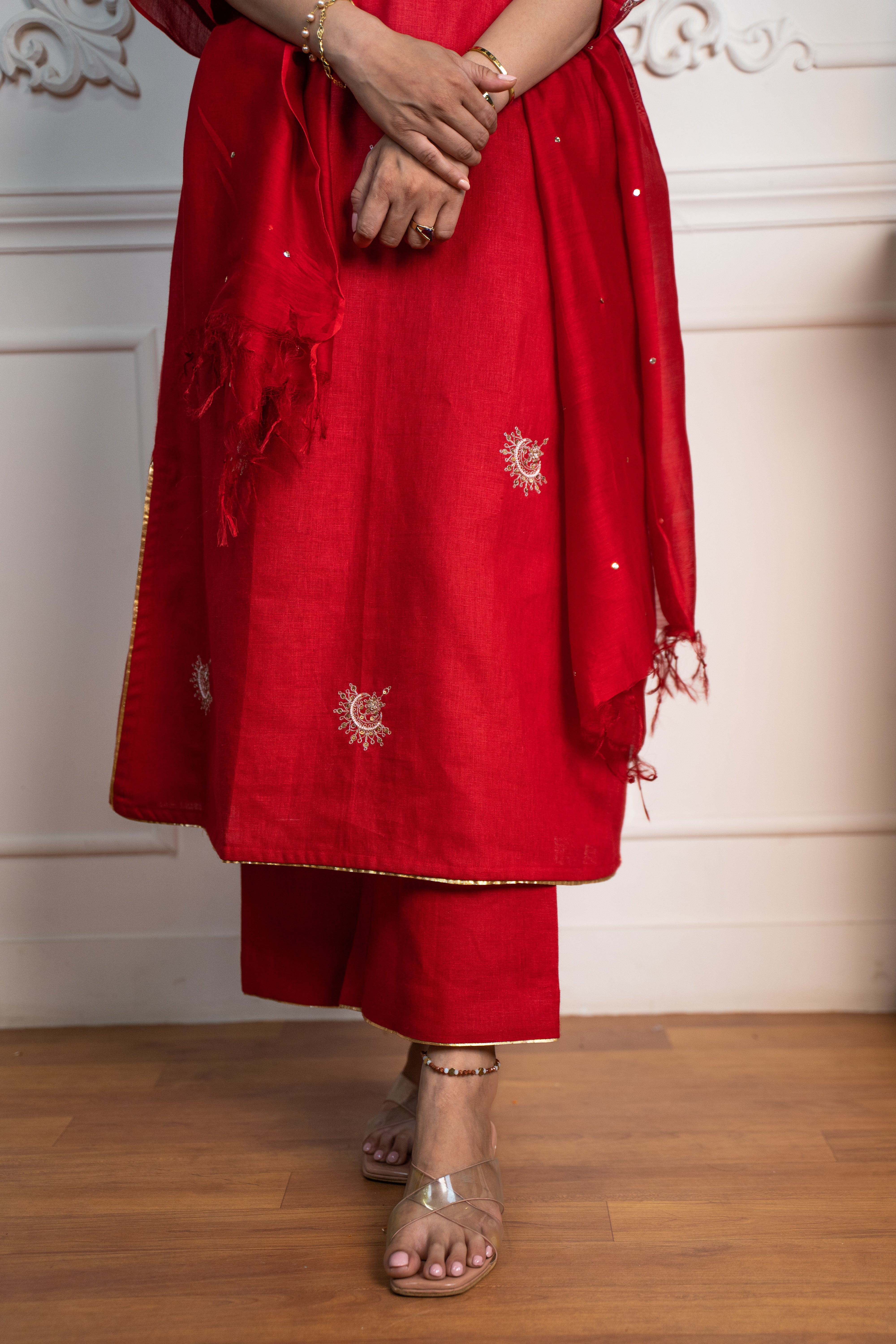 GULABI LINEN SET