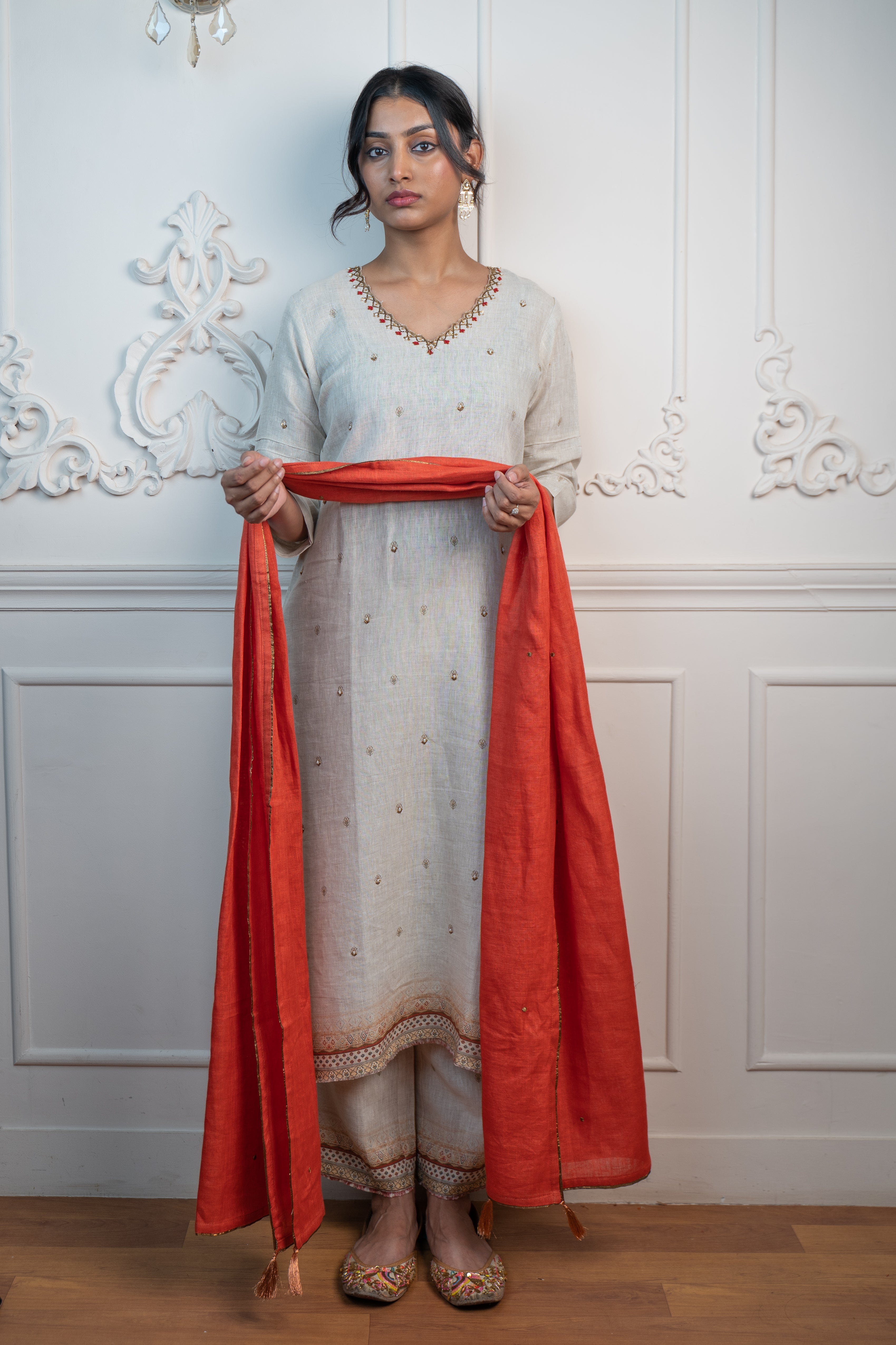 OAT NATURAL LINEN SET