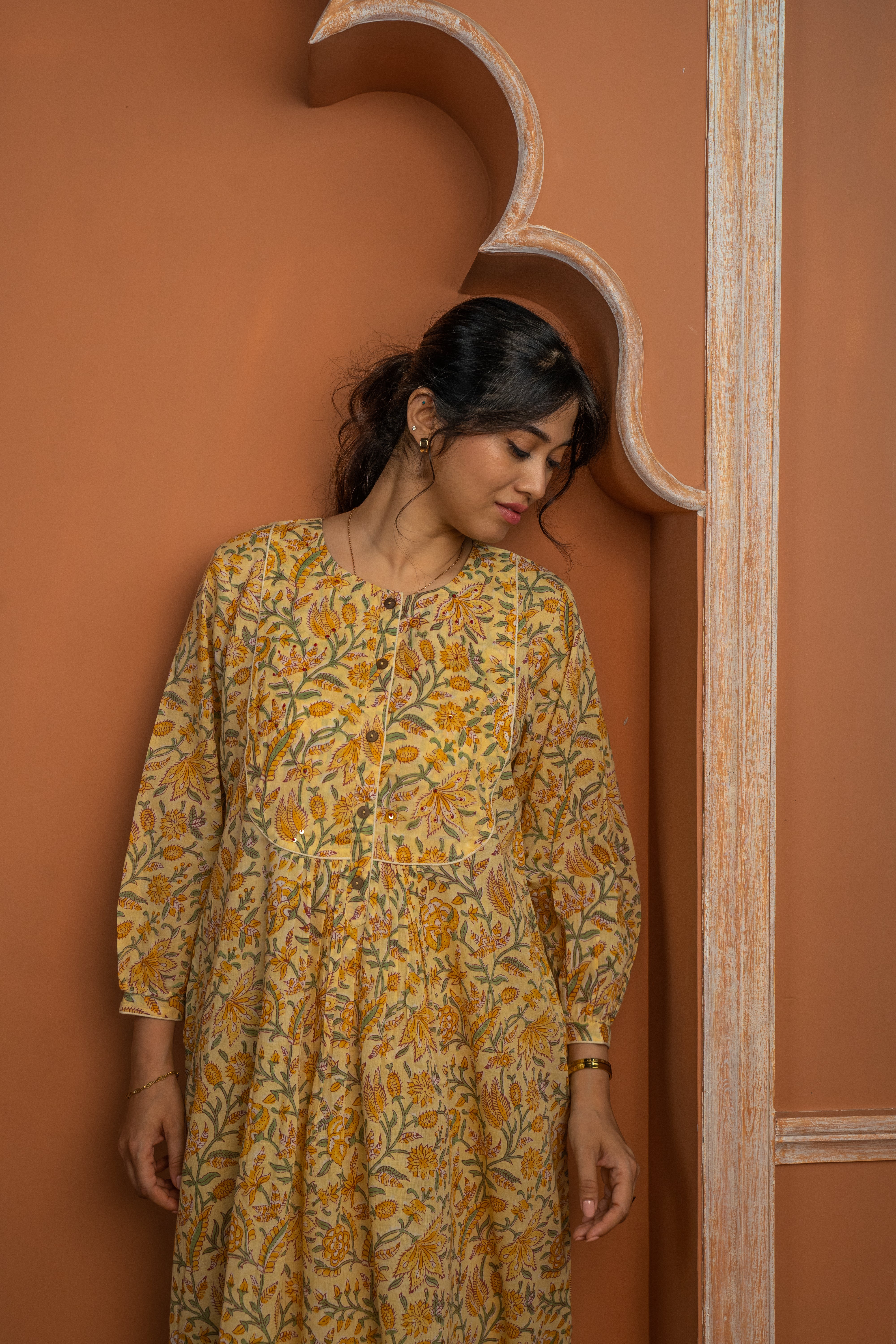 SUMMER YELLOW COTTON PAIR