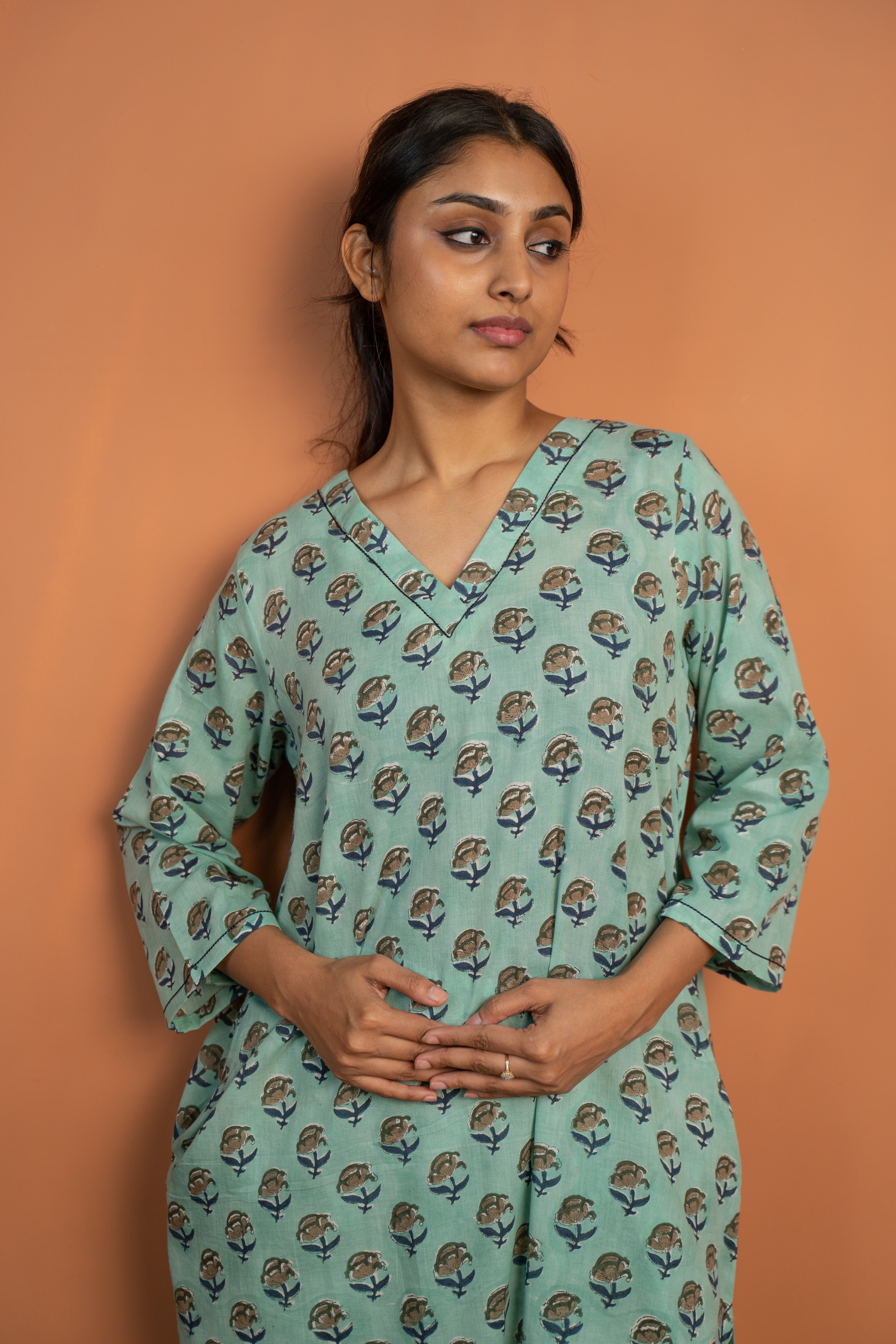 TIFFANY BLUE COTTON PAIR