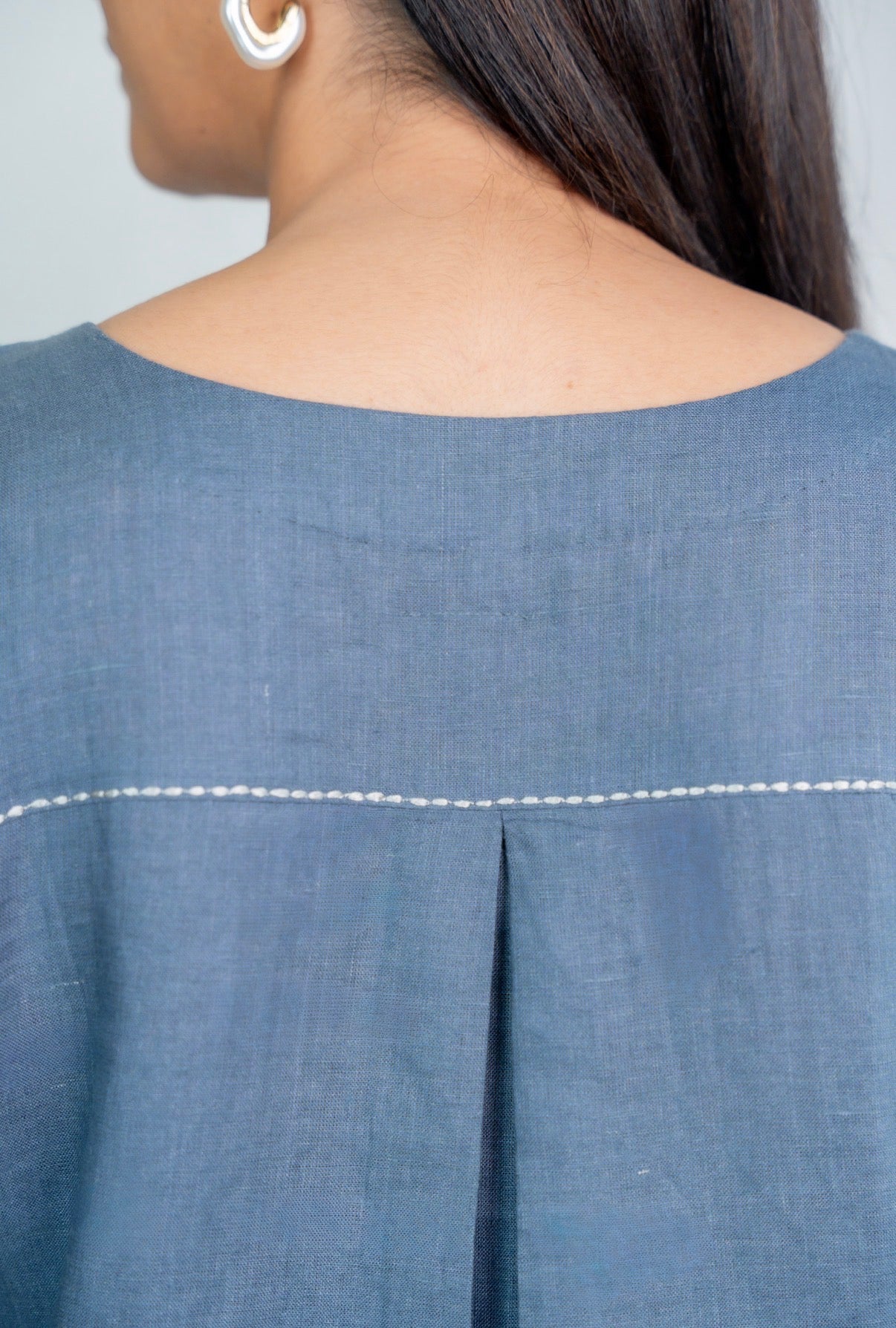 Space Blue-Grey Linen Pair