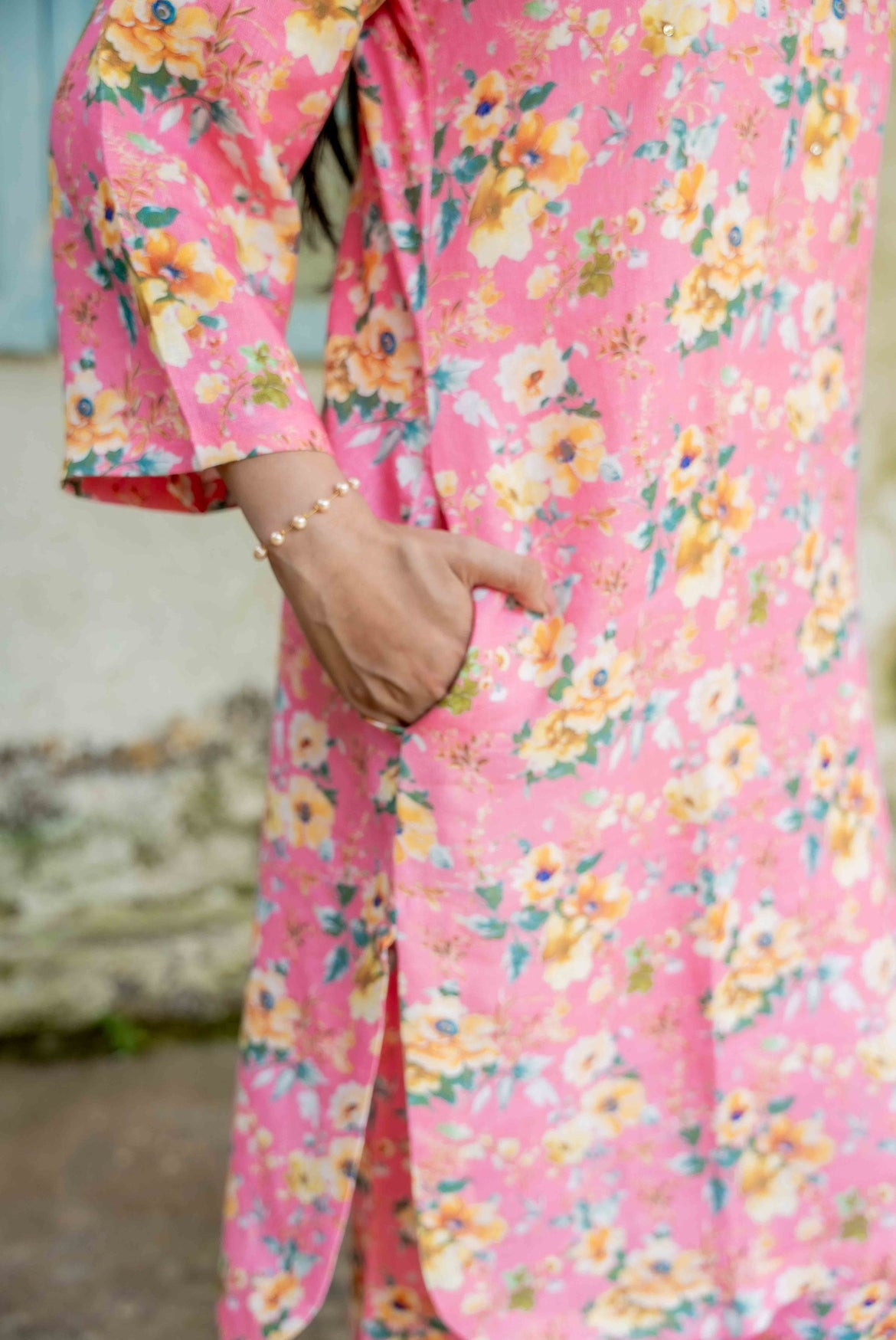 BARBIE PINK LINEN PAIR