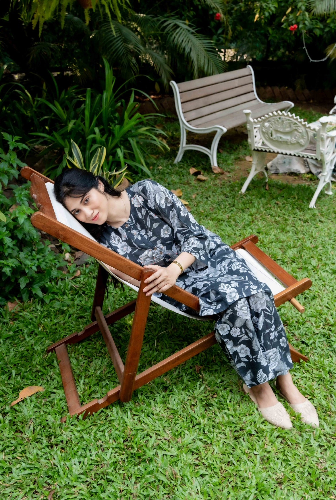 CHARCOAL BLACK LINEN PAIR