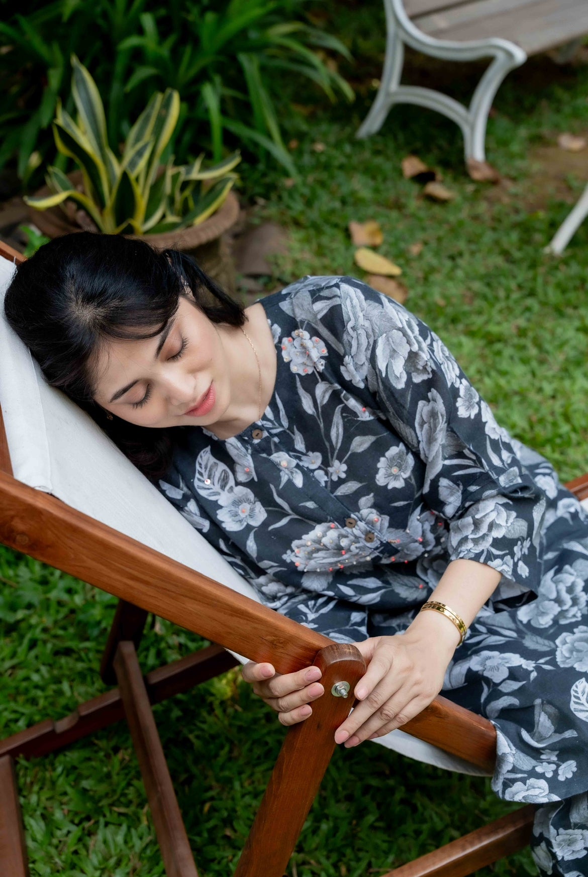 CHARCOAL BLACK LINEN PAIR