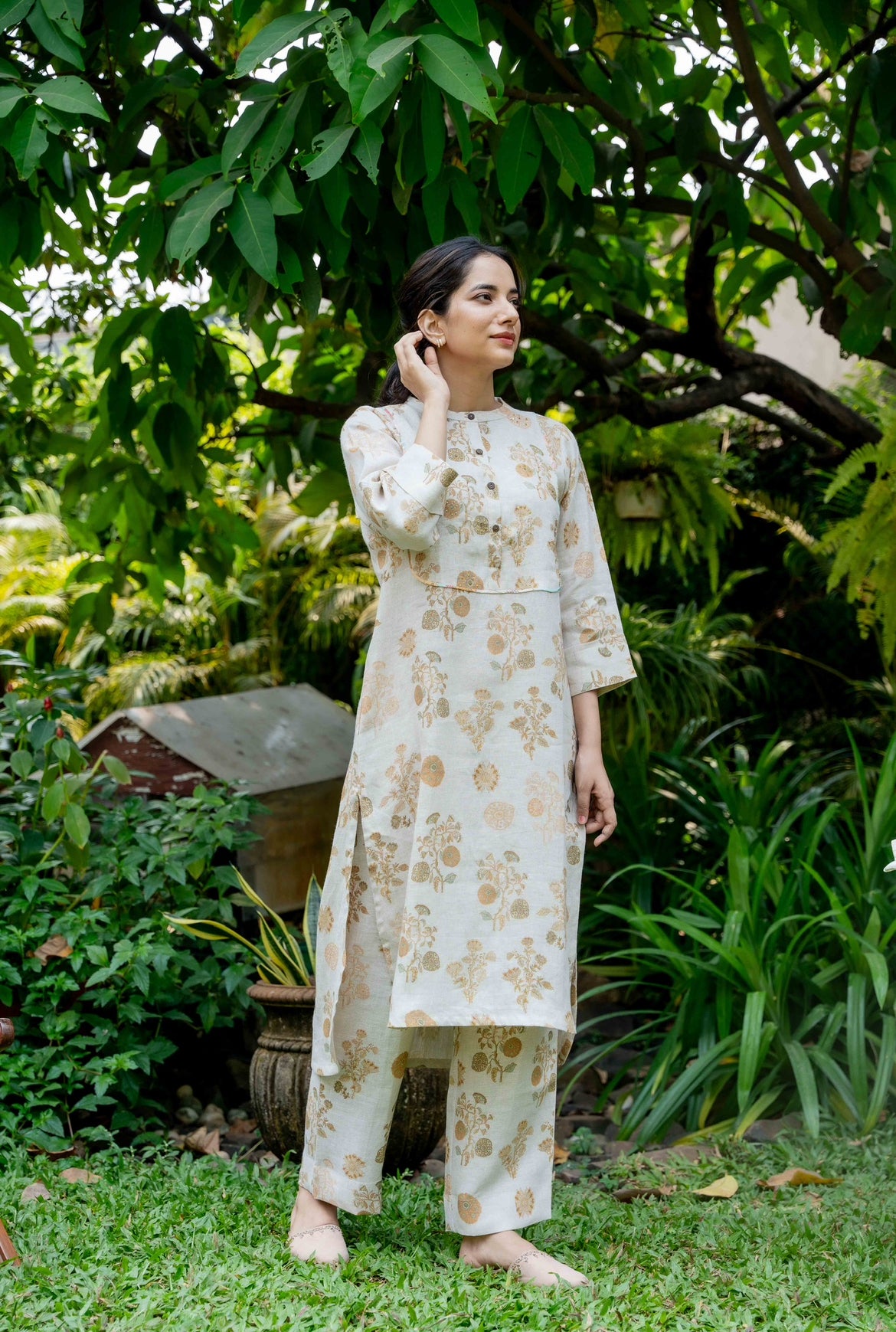 SEPIA NATURAL LINEN PAIR