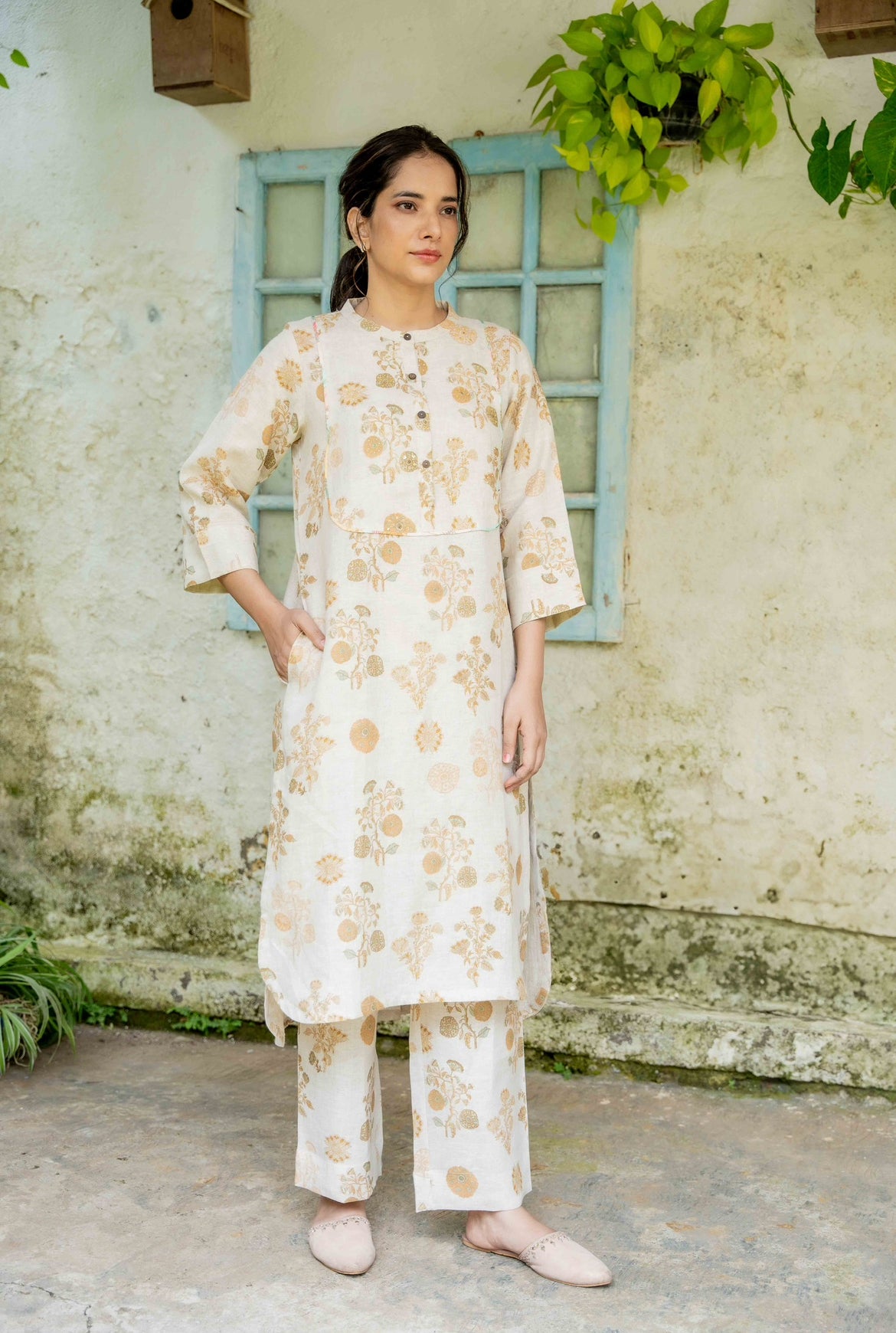 SEPIA NATURAL LINEN PAIR