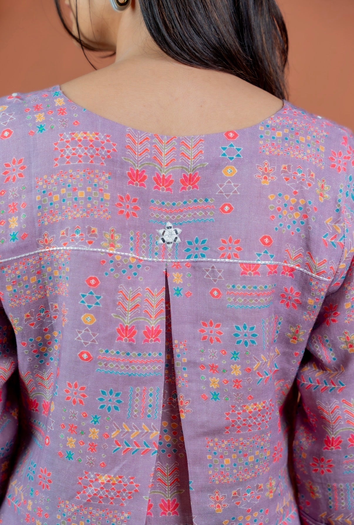 Purple Heart Linen Pair