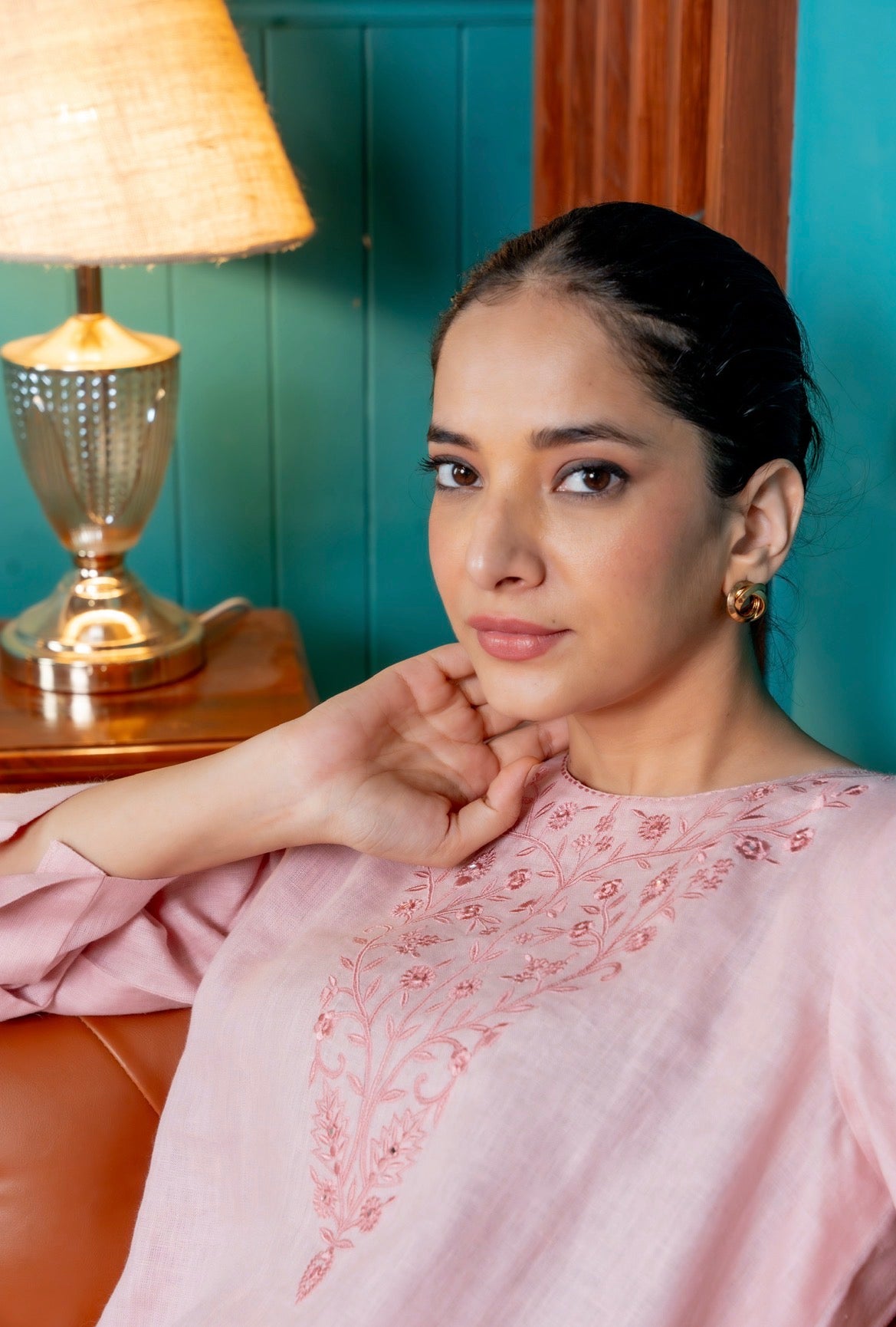 Sea Pink Linen Pair