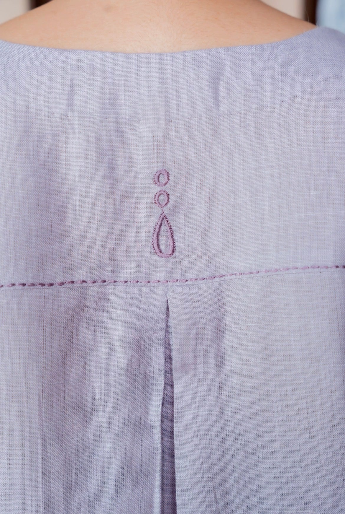 Heather Lilac Linen Pair