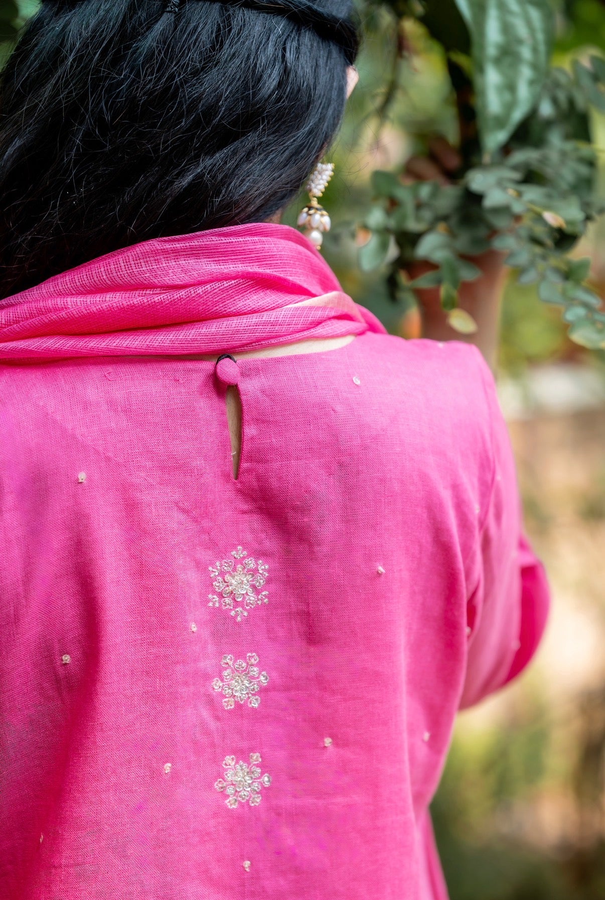 RANI Pink Linen Set