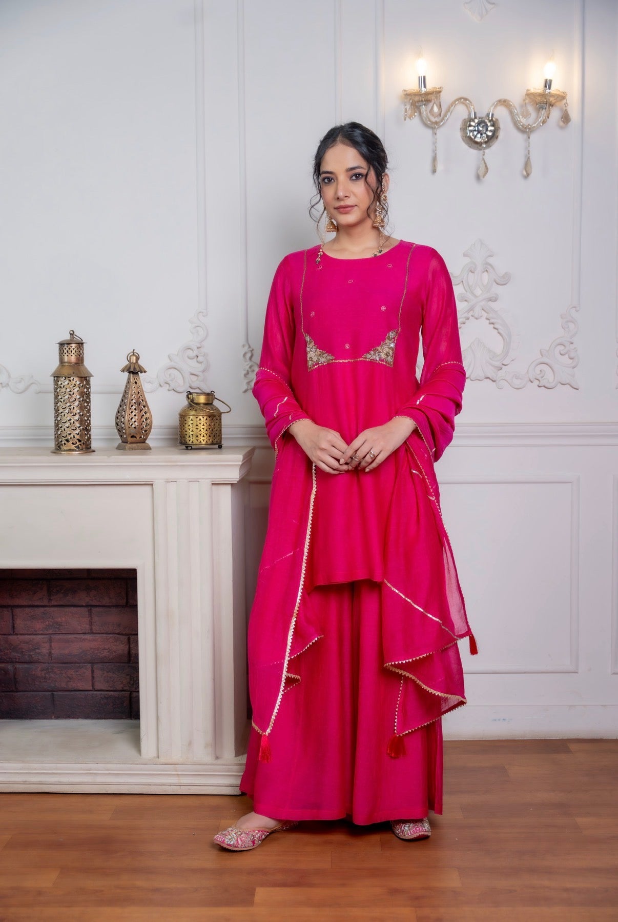 Kamal Chanderi Silk Set