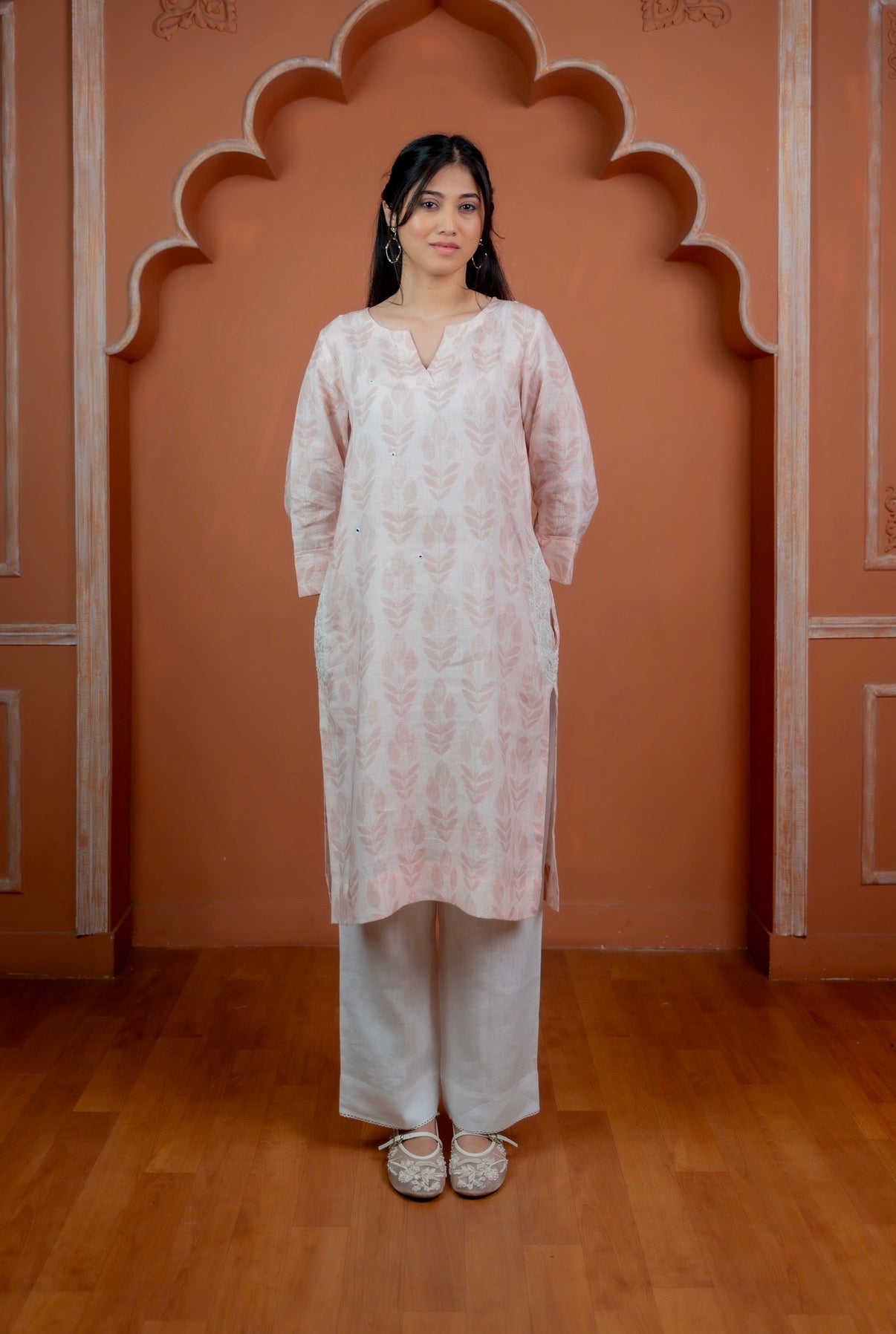 Misty Rose Linen Pair