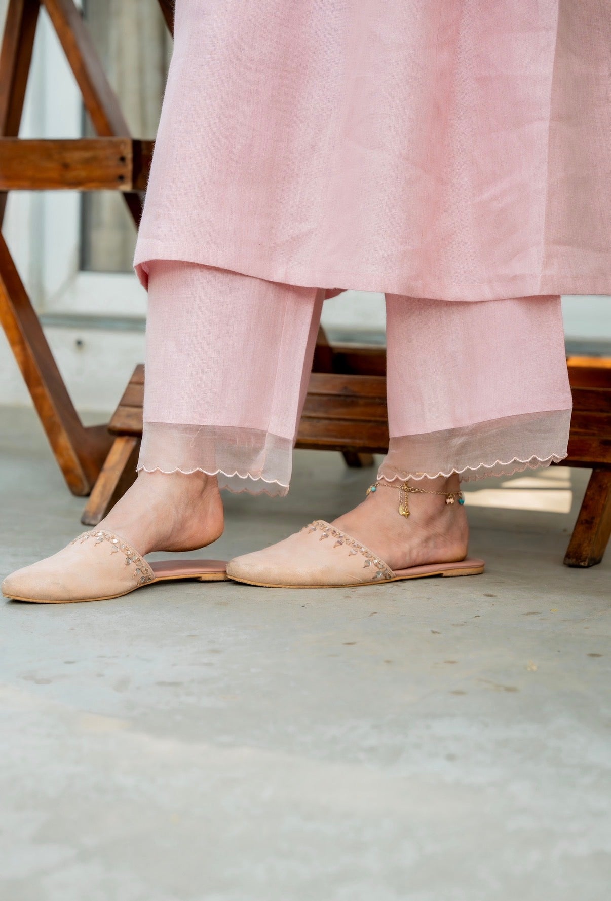 Love Pink Linen Pair