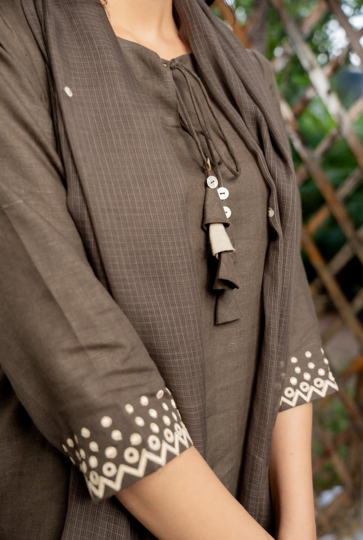 ASH GREY LINEN SET
