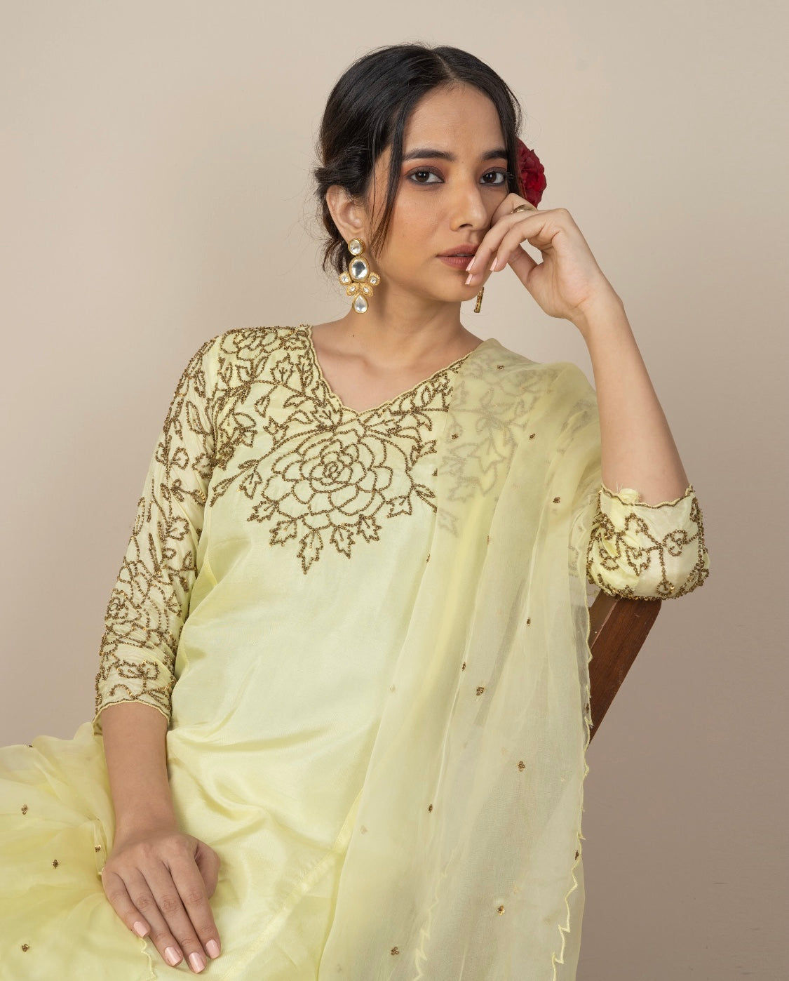 Nargis Silk Suit set - Siara Women