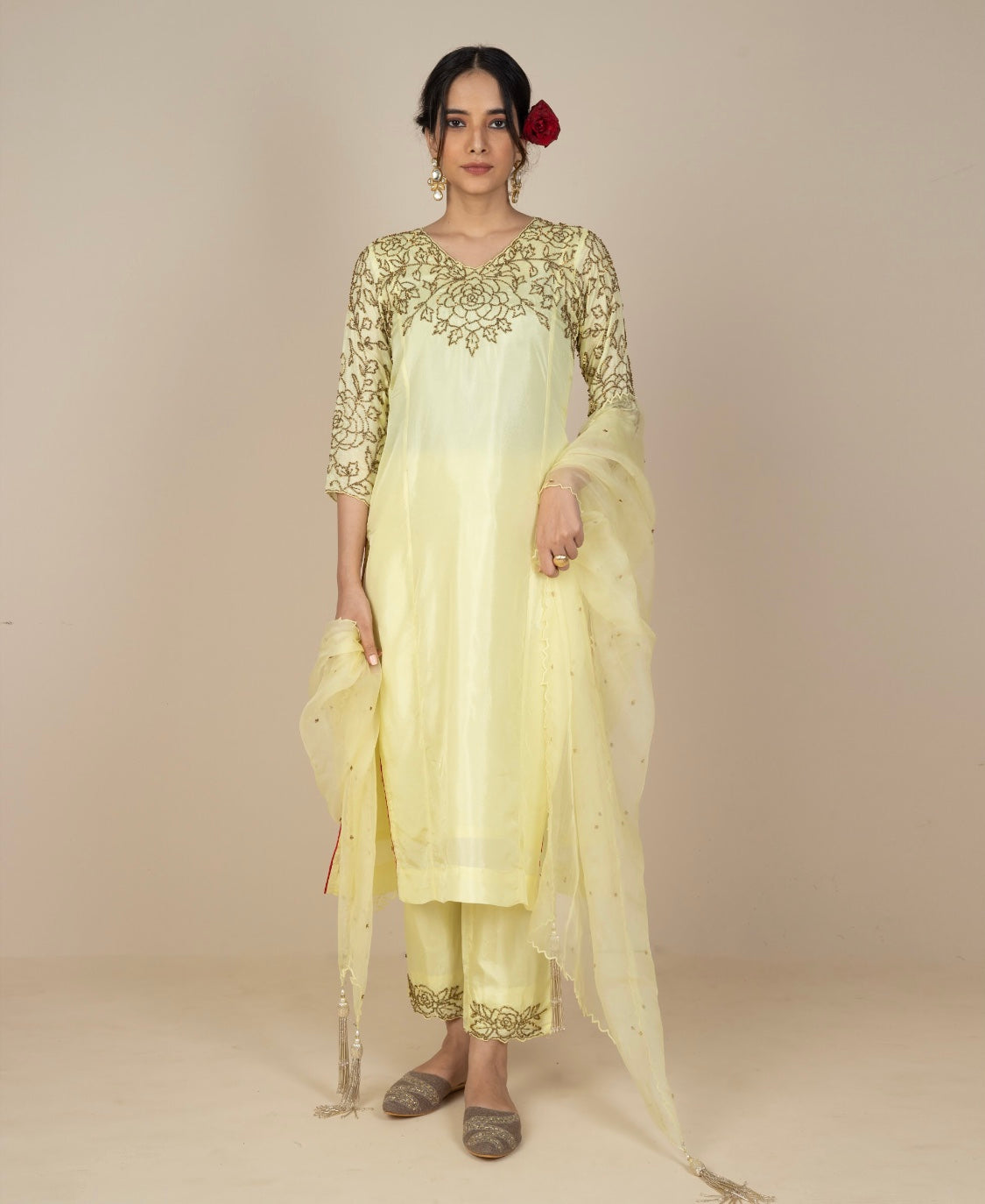 Nargis Silk Suit set - Siara Women