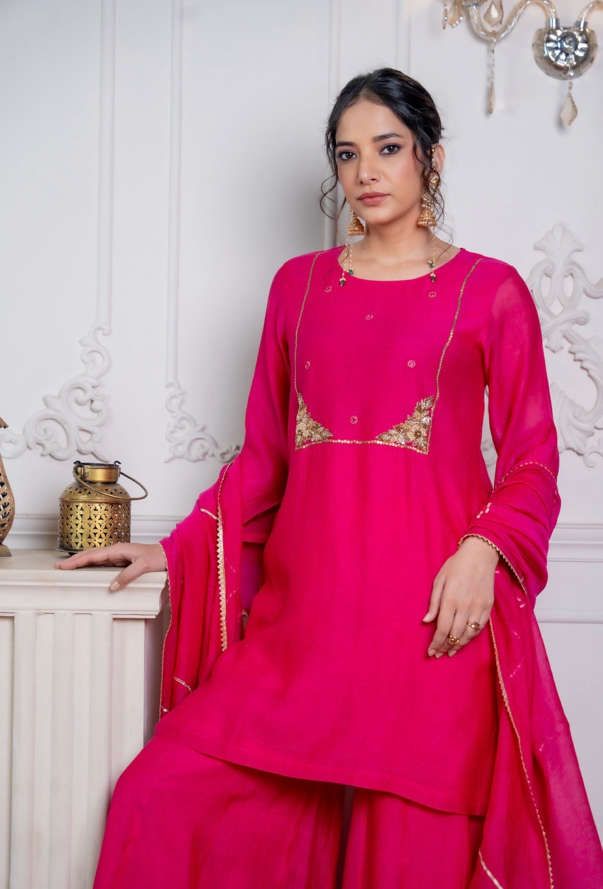 Kamal Chanderi Silk Set