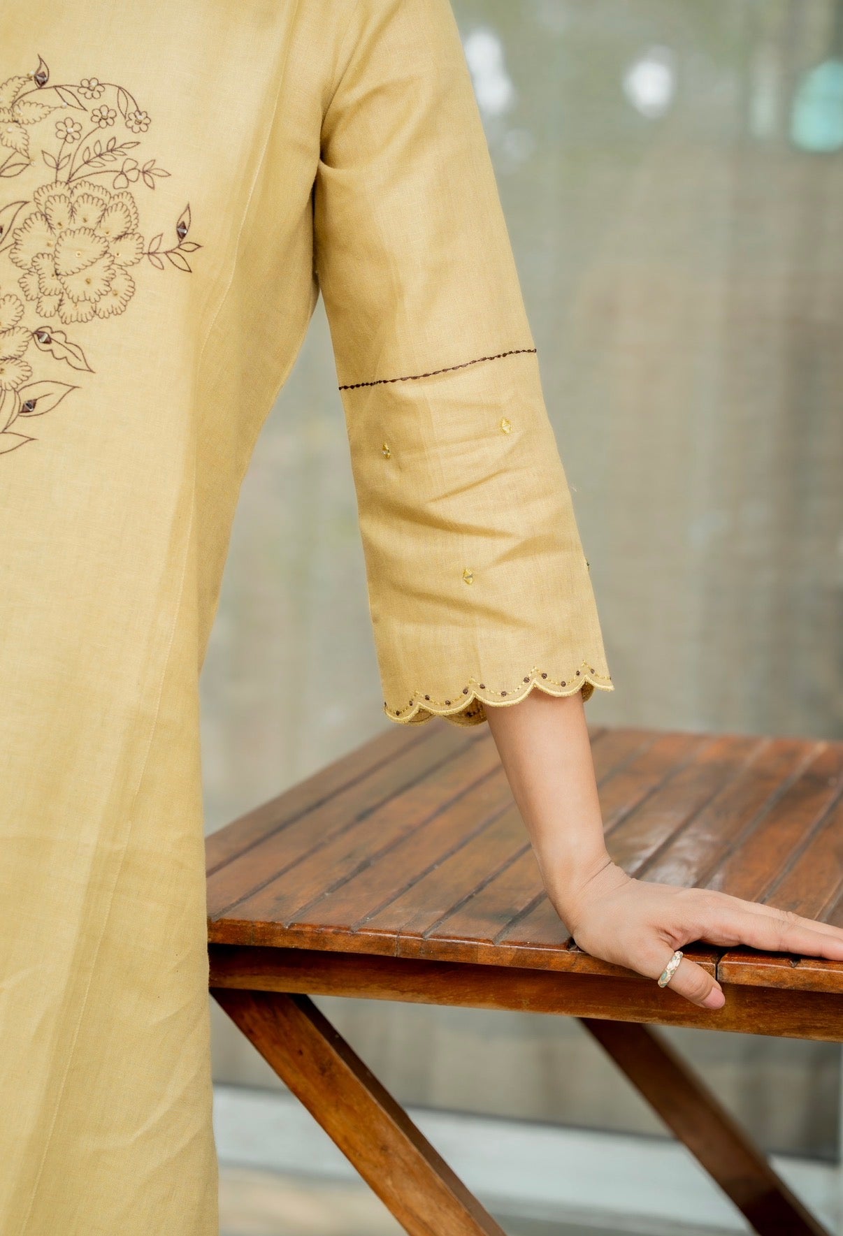 Mustard Linen Pair