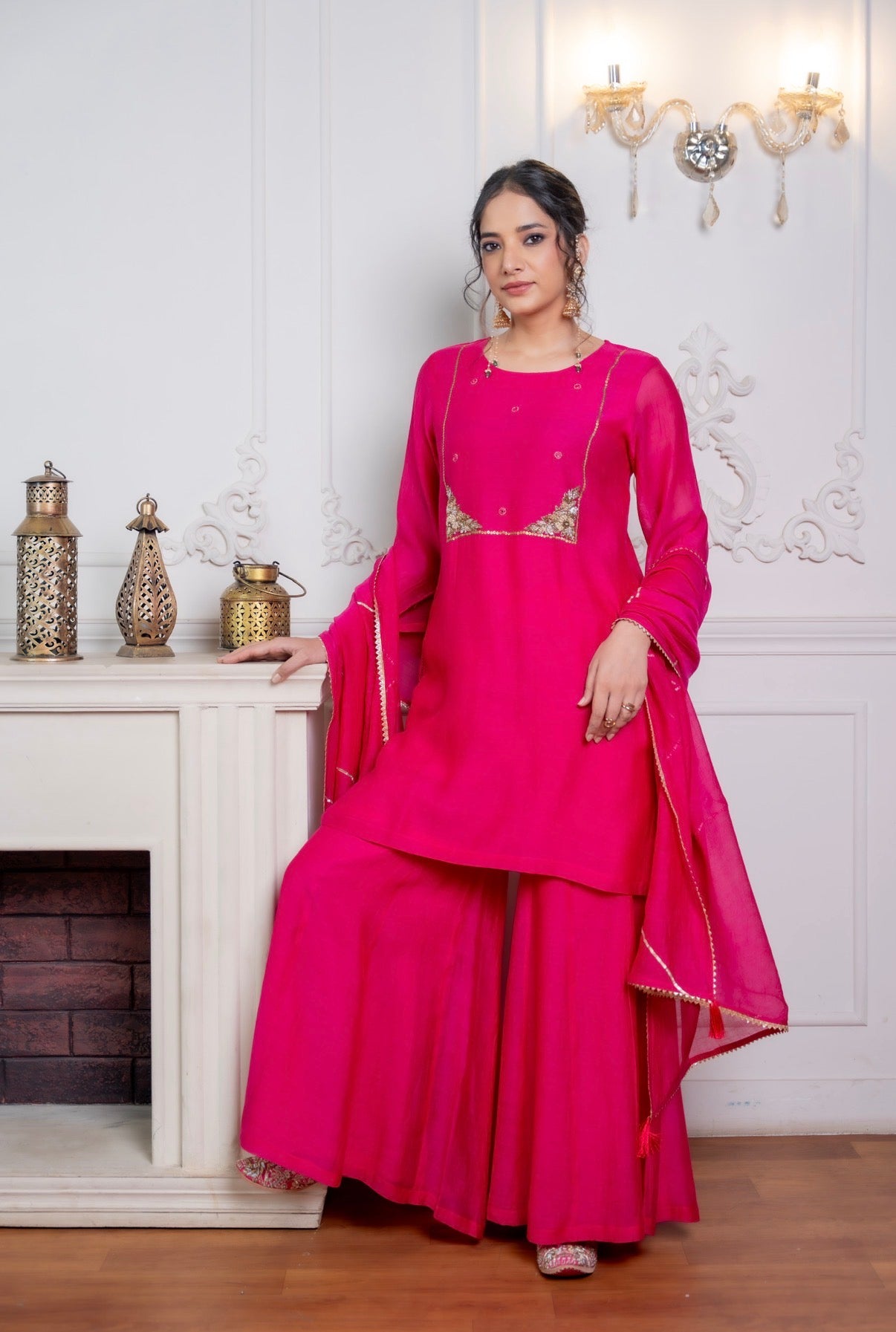 Kamal Chanderi Silk Set