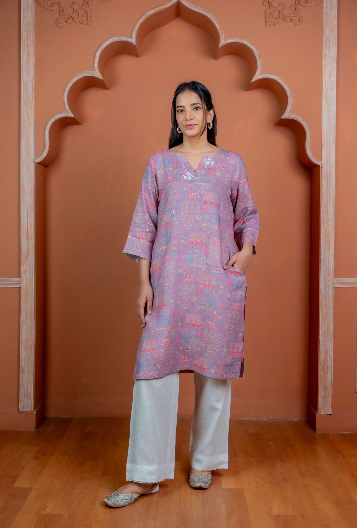 Purple Heart Linen Pair