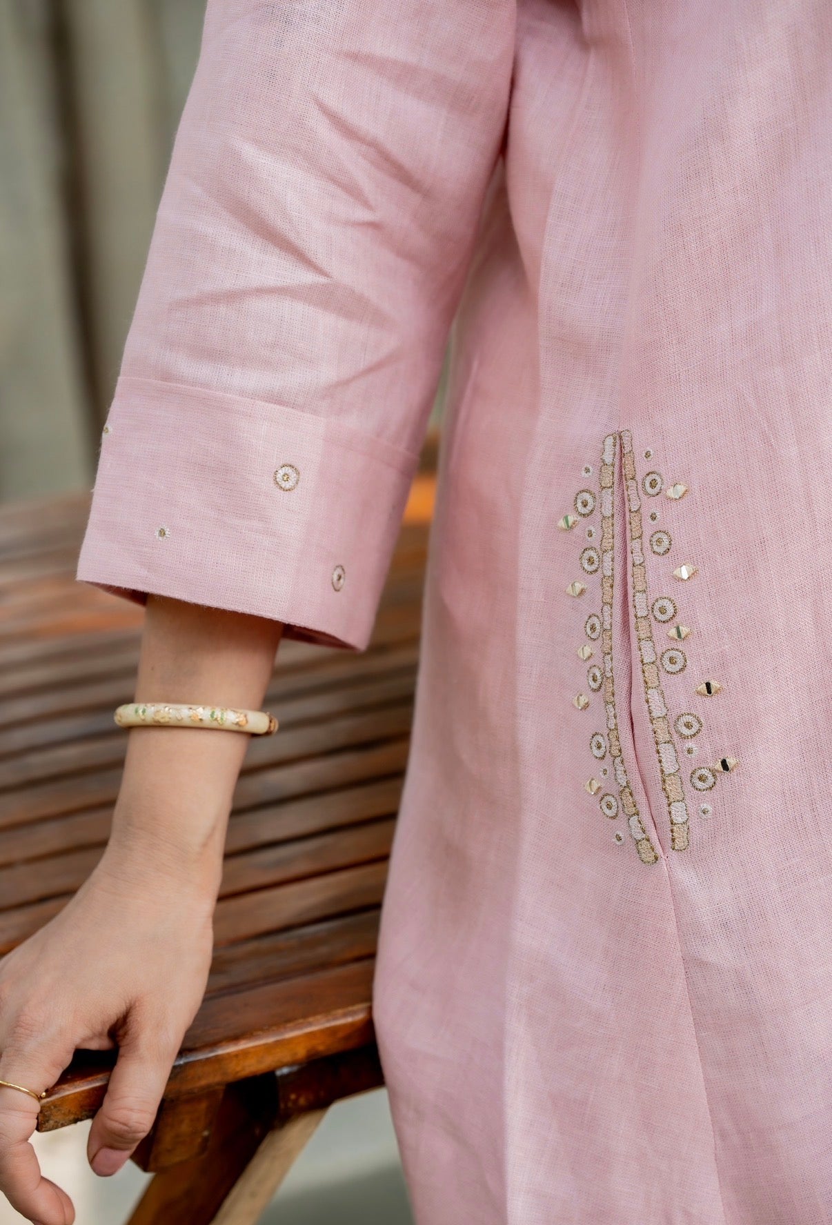 Love Pink Linen Pair